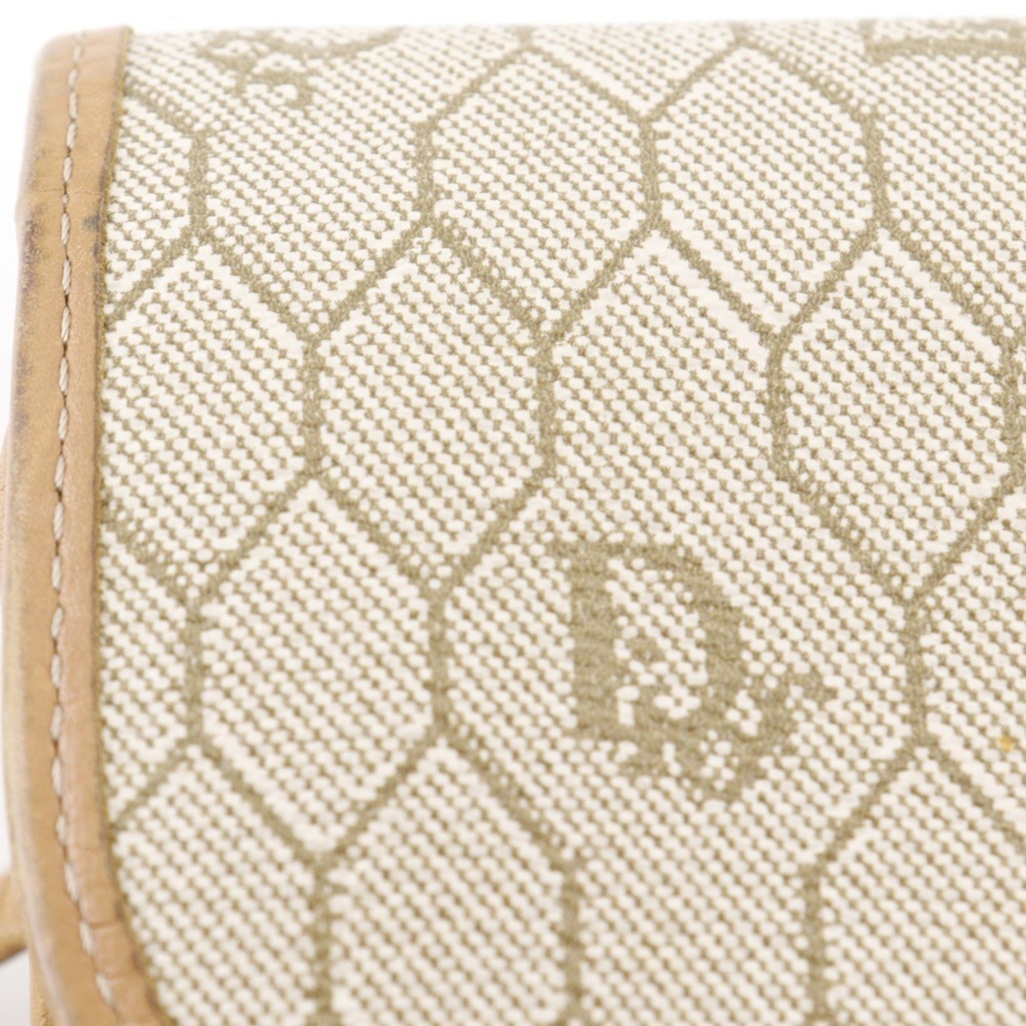 Christian Dior Beige Pvc Shoulder Bag (Pre-Owned)