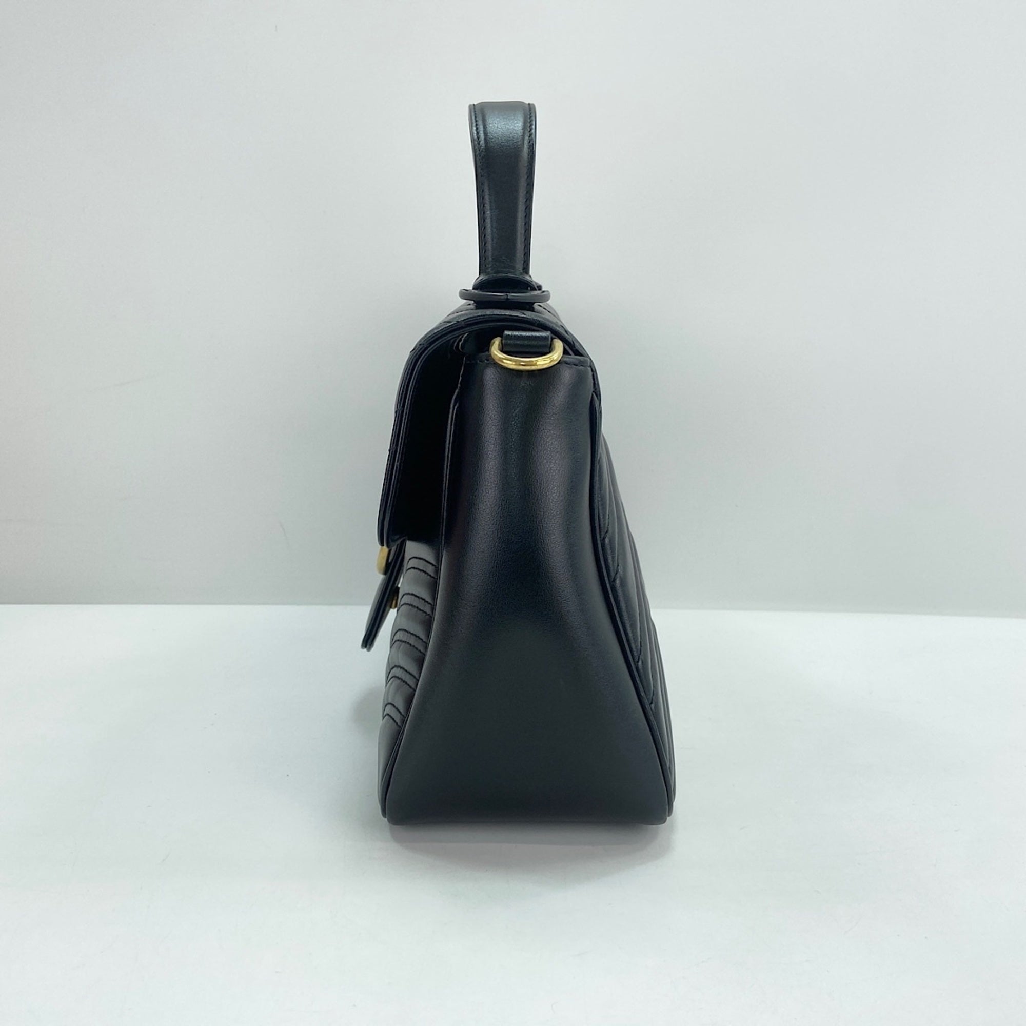 Gucci Black Handbag Shoulder Bag (Pre-Owned)