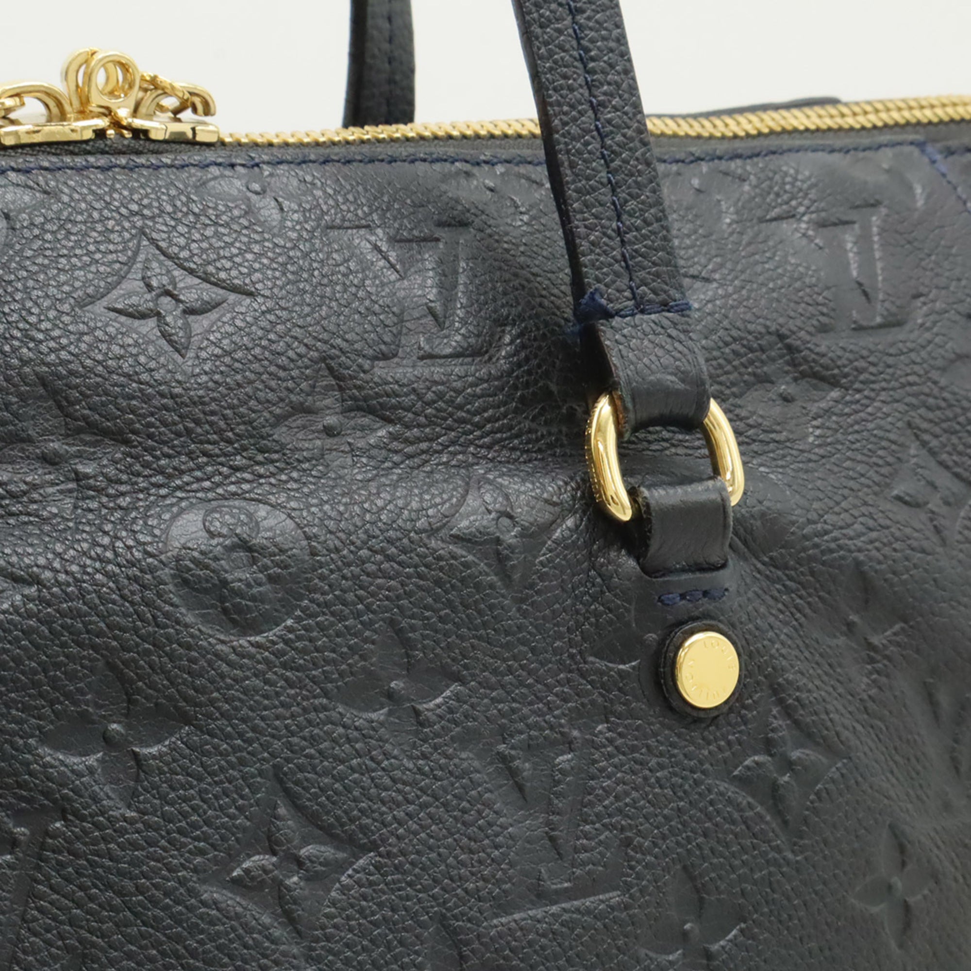 Louis Vuitton Infini Monogram Empreinte Leather Shoulder Bag Tote Bag (Pre-Owned)