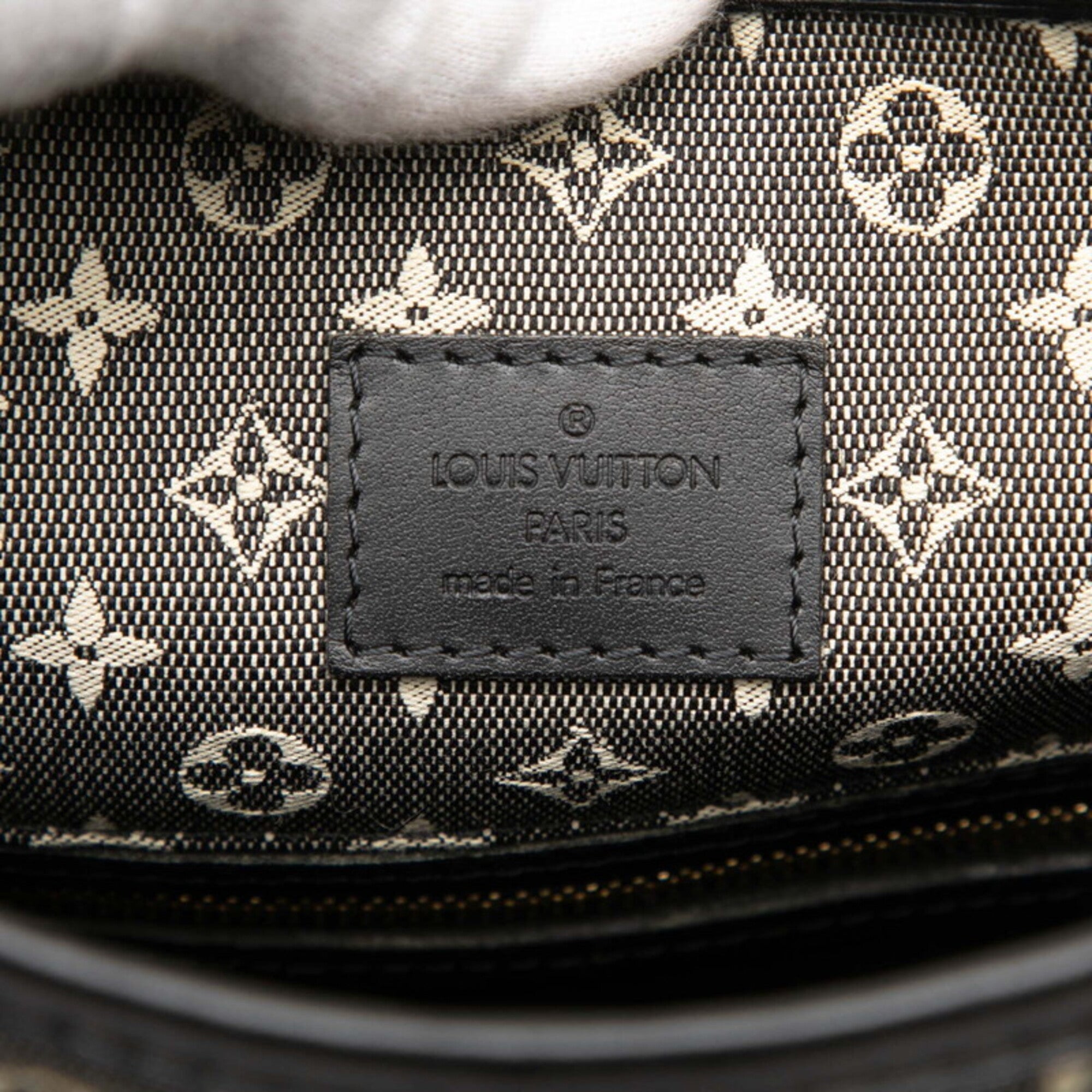 Louis Vuitton Monogram Mini Black Canvas Leather Shoulder Bag (Pre-Owned)