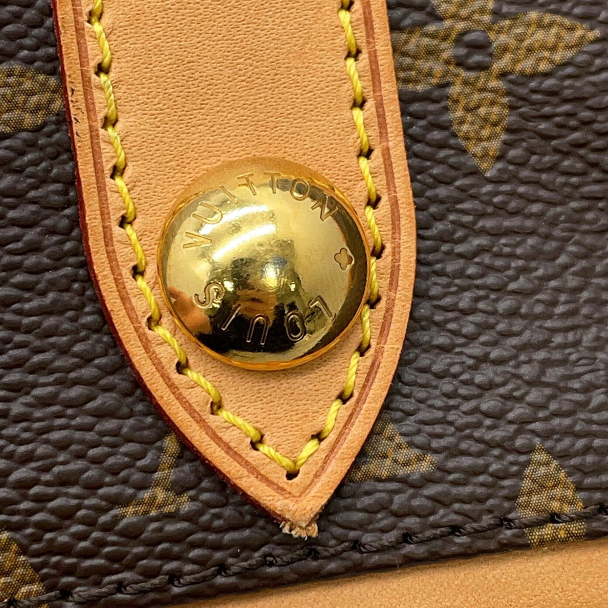 Louis Vuitton Monogram Beige Monogram Handbag Shoulder Bag (Pre-Owned)