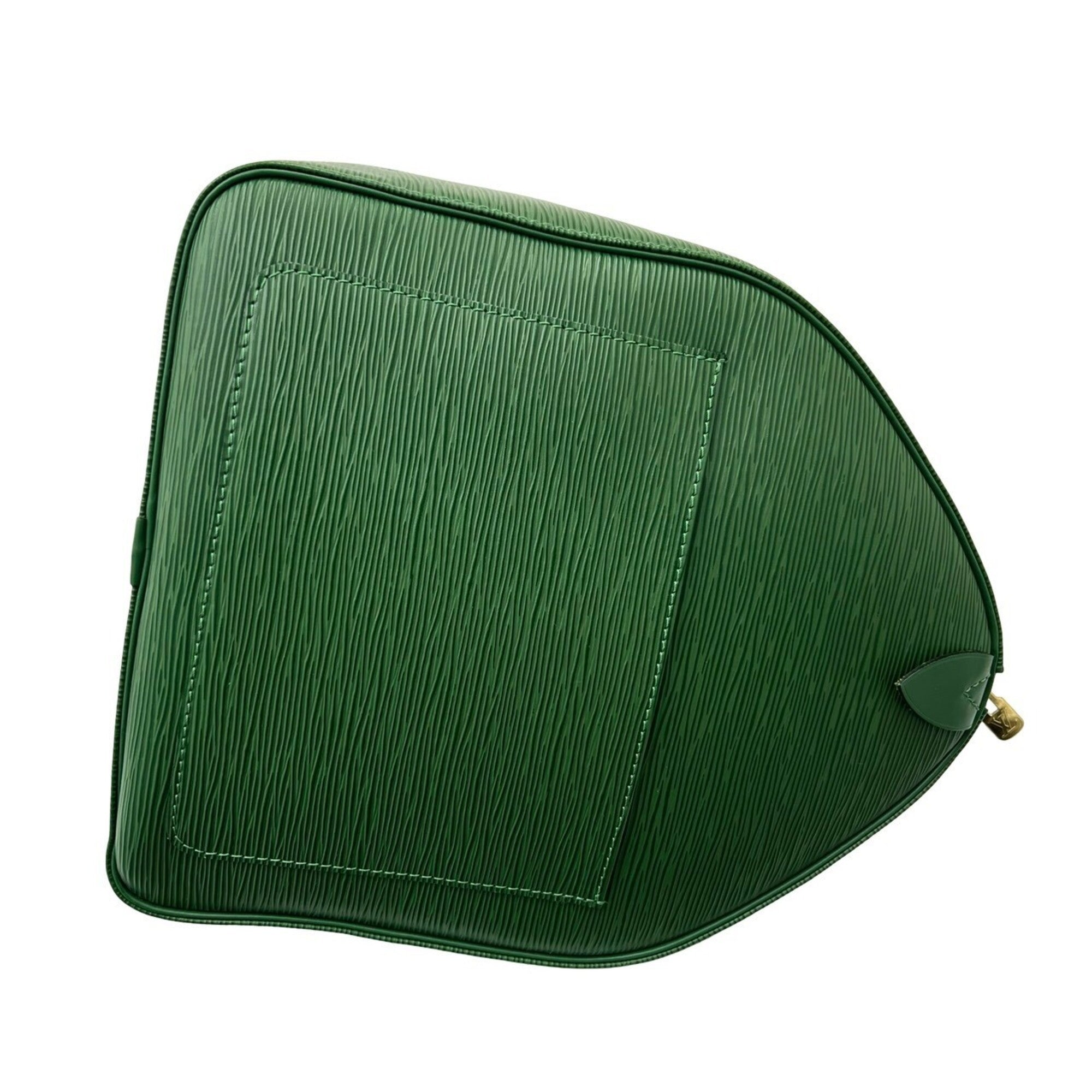 Louis Vuitton Green Leather Boston Bag (Pre-Owned)