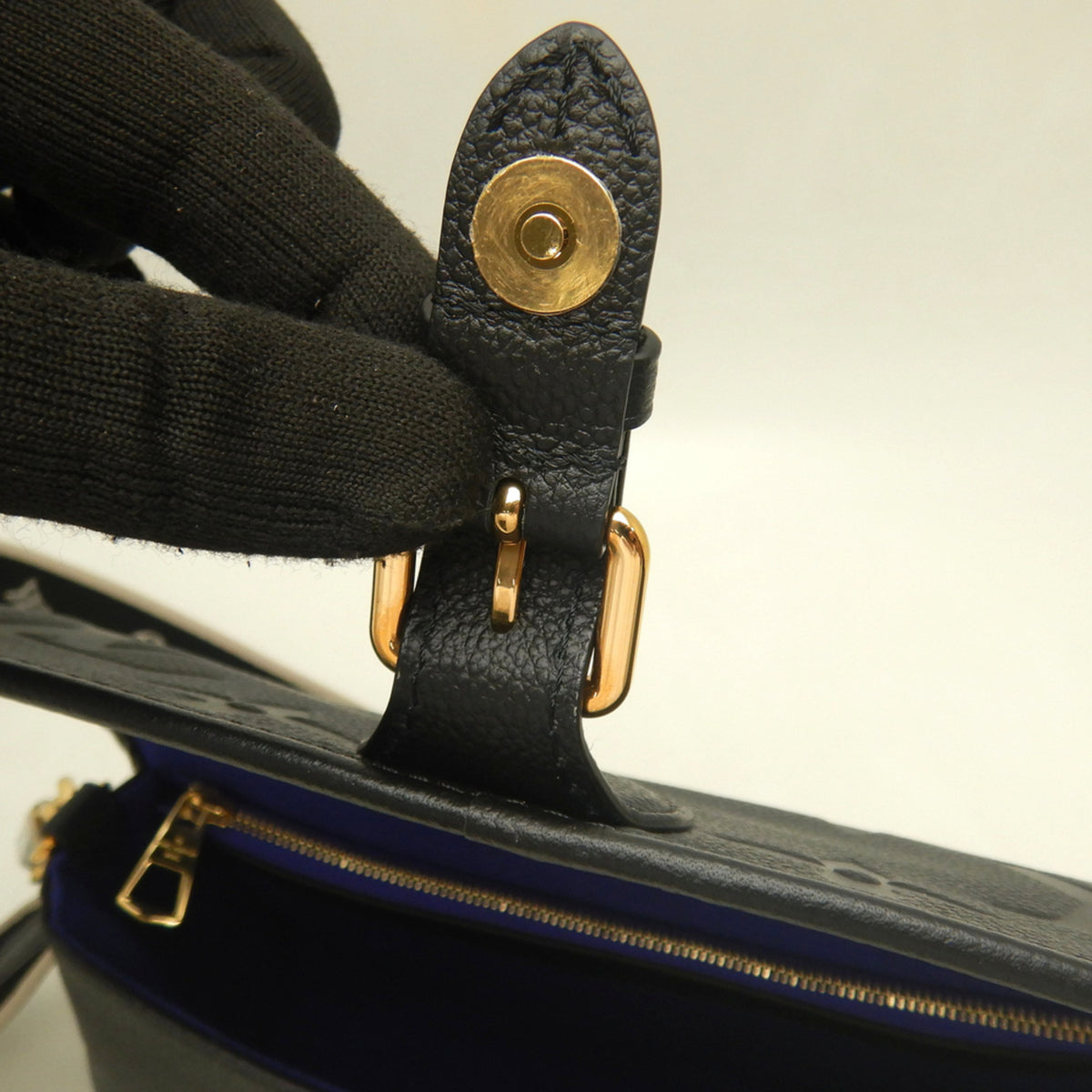 Louis Vuitton Monogram Empreinte Noir Leather Shoulder Bag (Pre-Owned)