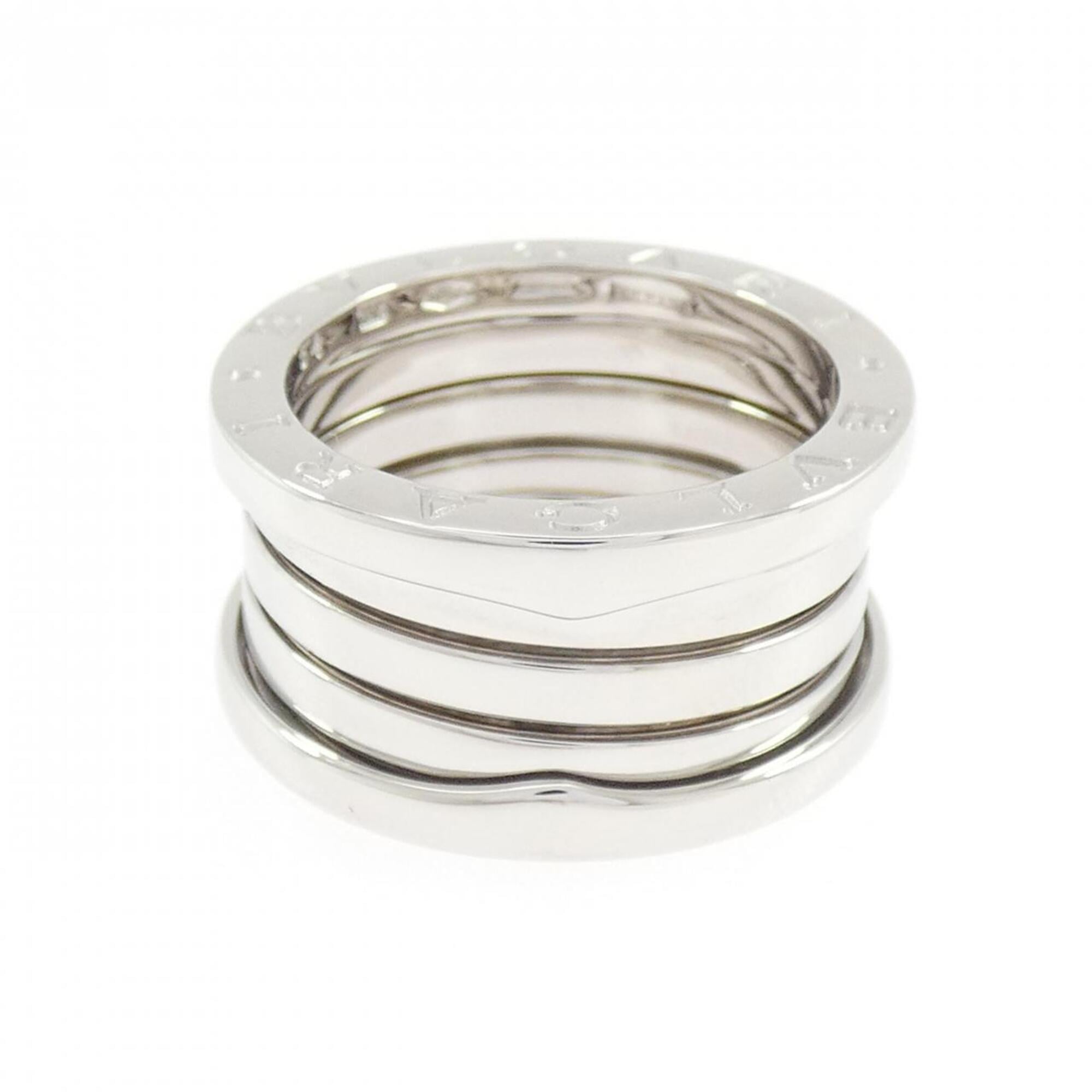 Bvlgari Silver White Gold (18K) Band Ring (Pre-Owned)