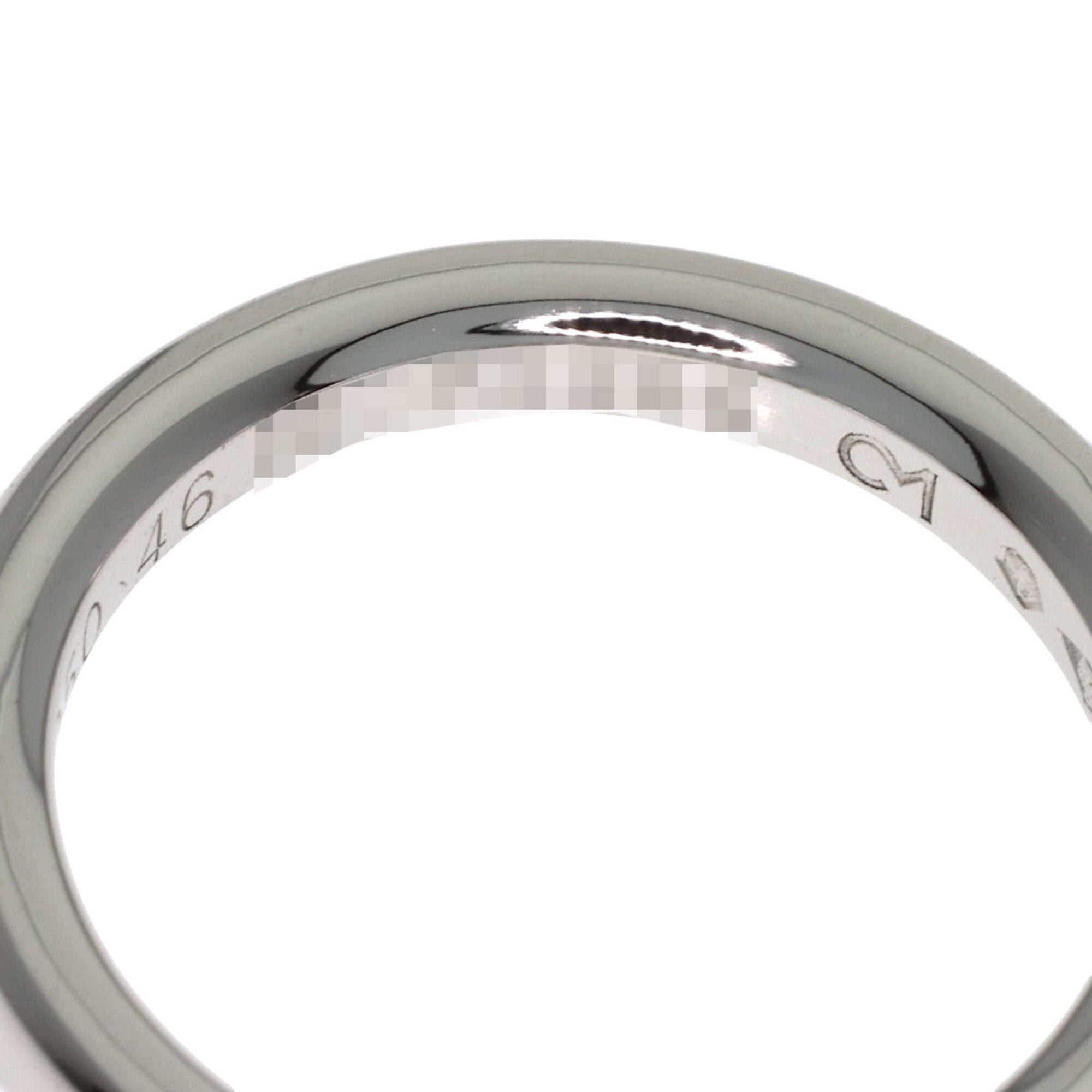 Van Cleef & Arpels Platinum 950 Band Ring (Pre-Owned)