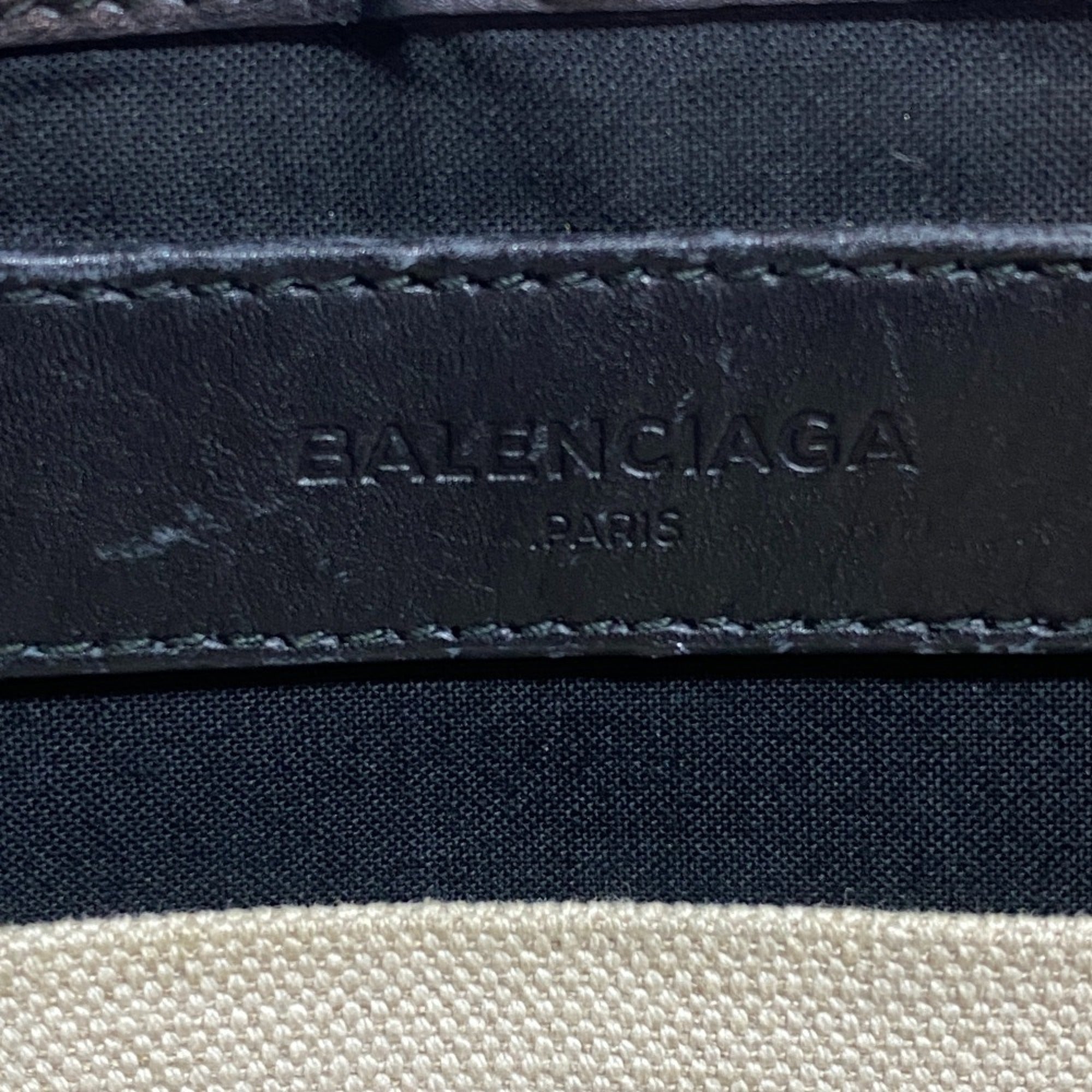 Balenciaga Beige Canvas Pochette Shoulder Bag (Pre-Owned)