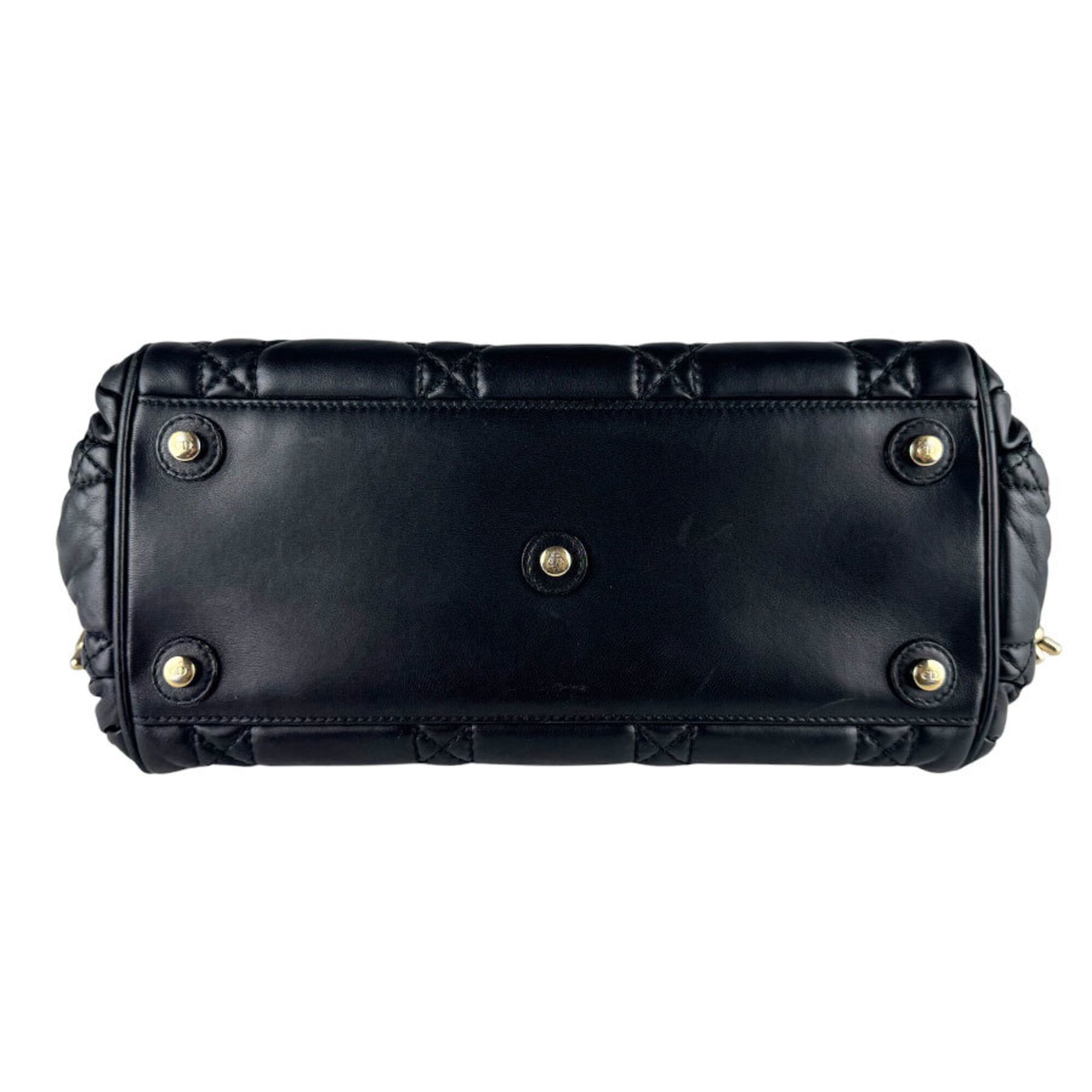 Christian Dior Black Patent Leather Leather Handbag (Pre-Owned)