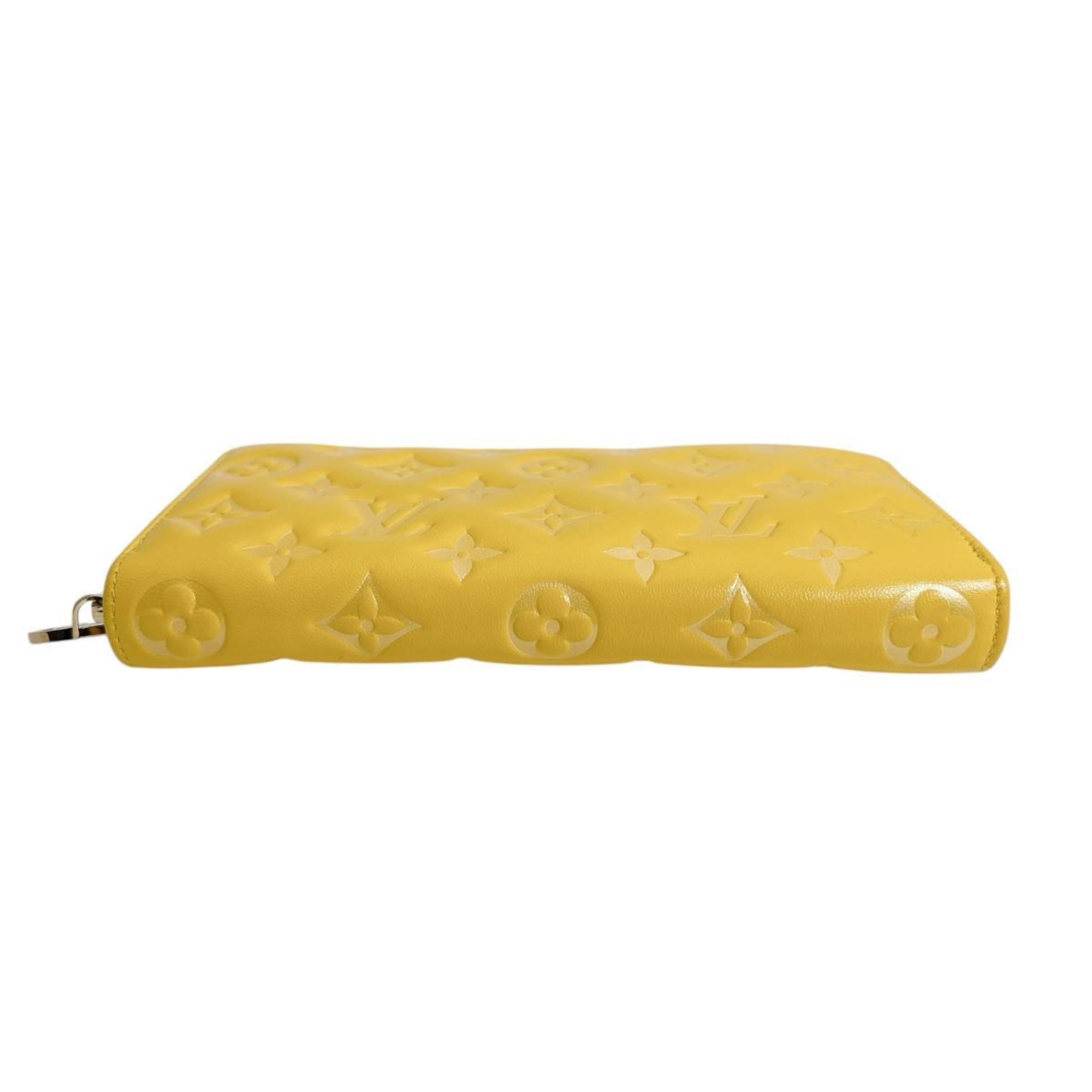 Louis Vuitton Monogram Empreinte Yellow Monogram Empreinte Long Wallet (Bi-Fold) (Pre-Owned)