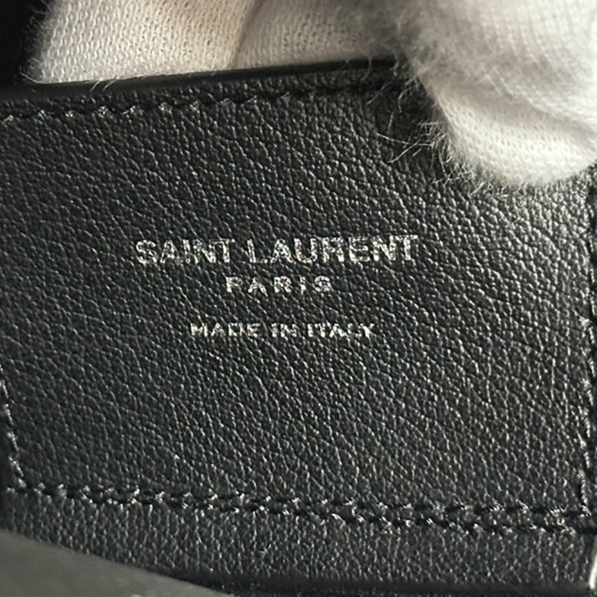Saint Laurent Black Leather Tote Bag (Pre-Owned)