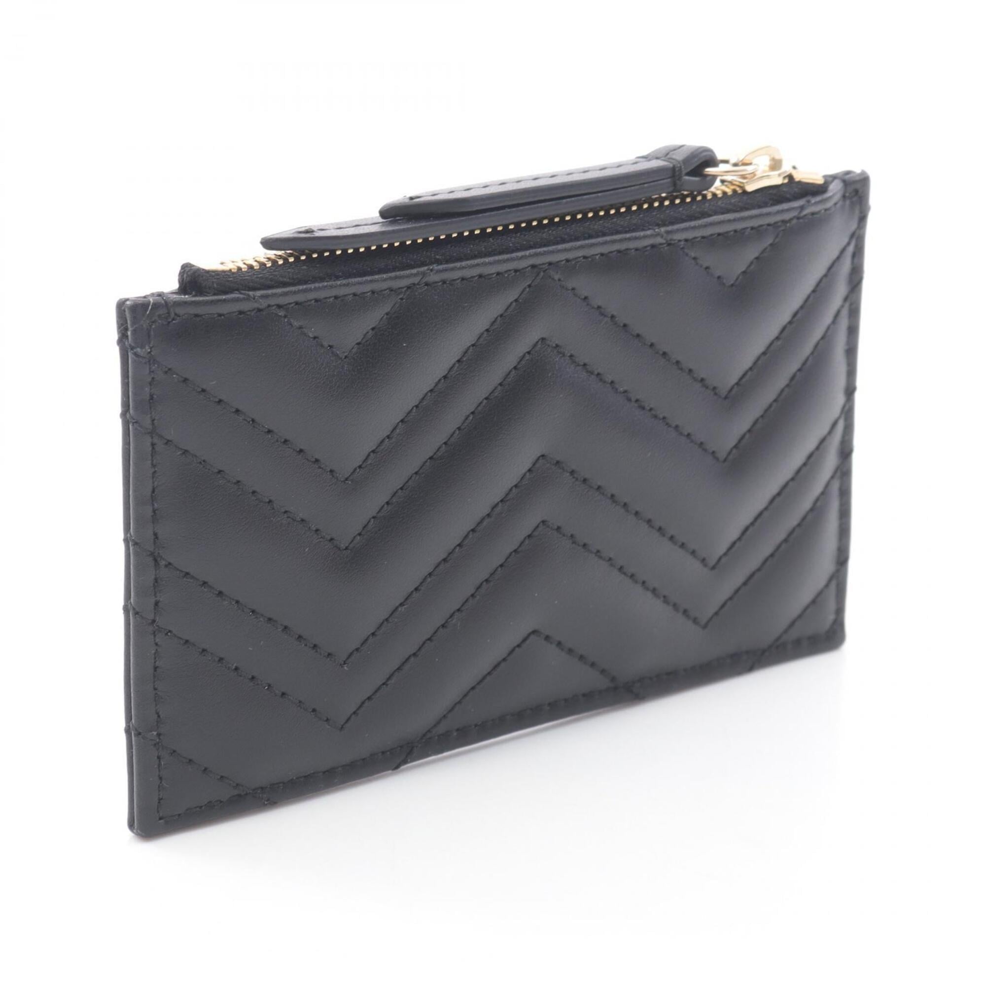 Gucci Black Leather Coin Purse/Coin Case (Pre-Owned)