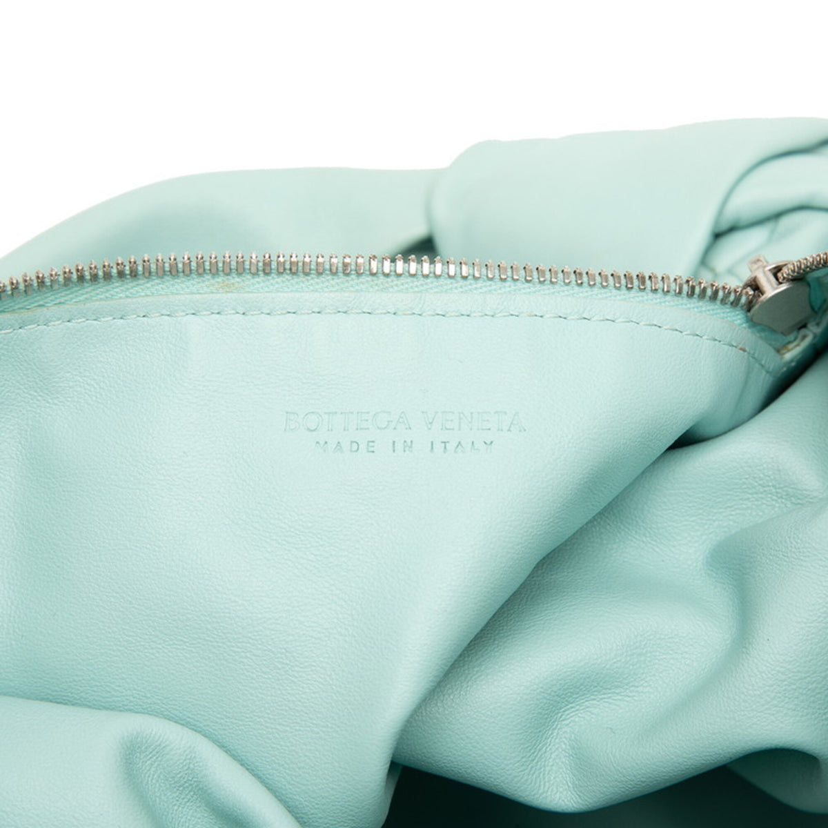 Bottega Veneta Blue Leather Handbag (Pre-Owned)