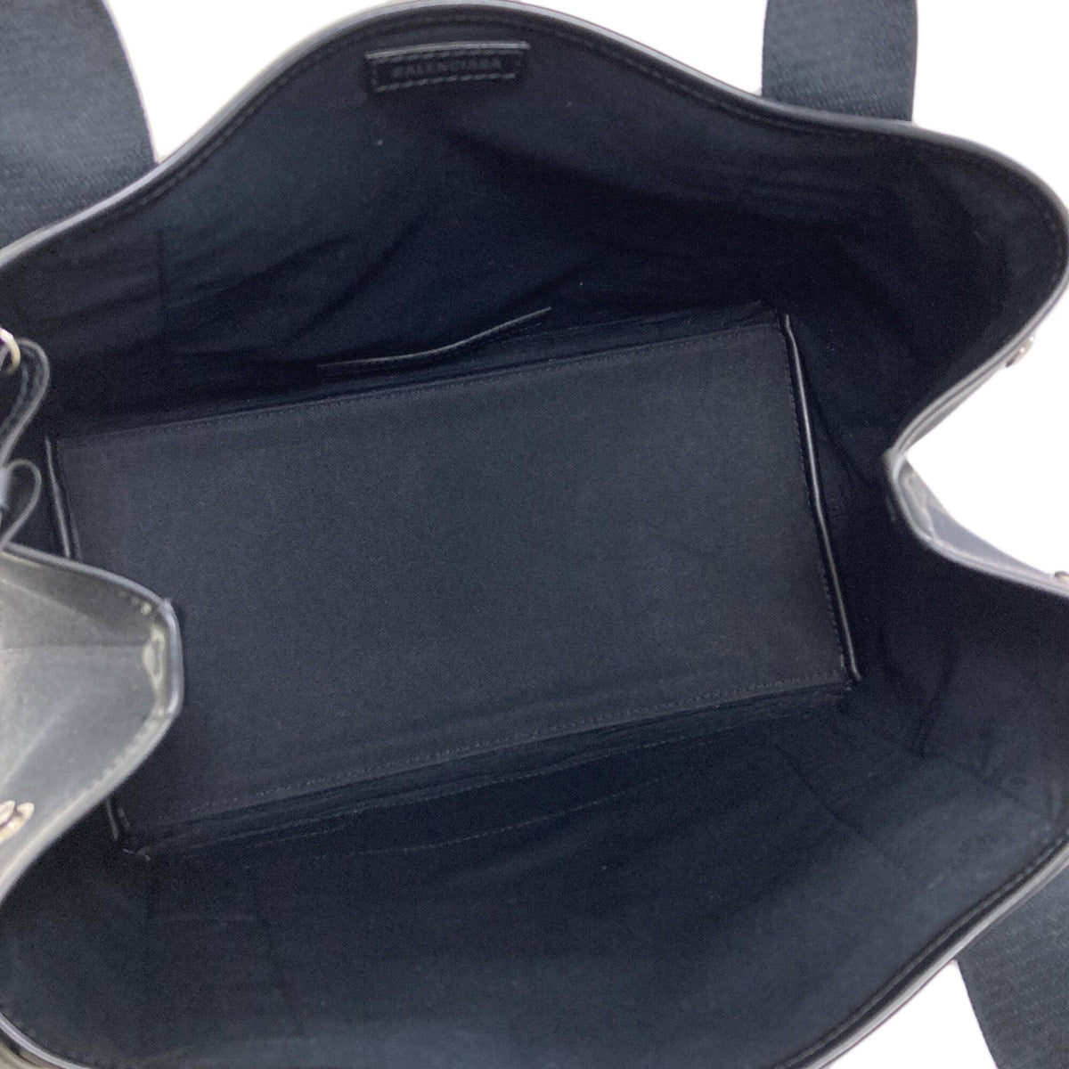 Balenciaga Black Canvas Handbag Pouch (Pre-Owned)