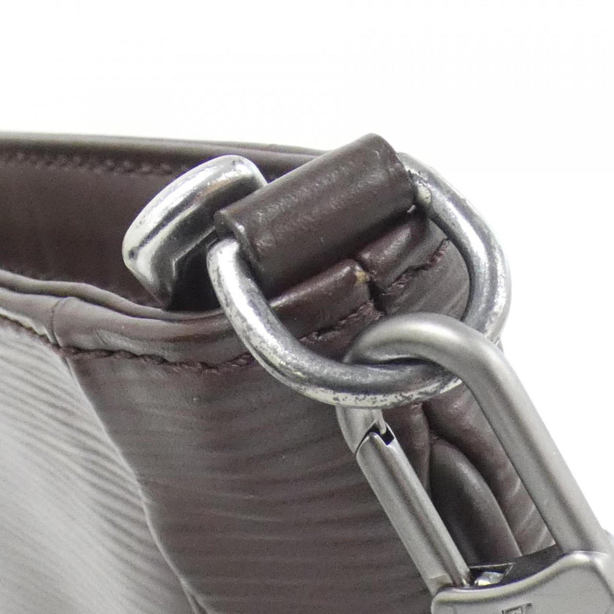 Louis Vuitton Mocha Leather Shoulder Bag (Pre-Owned)