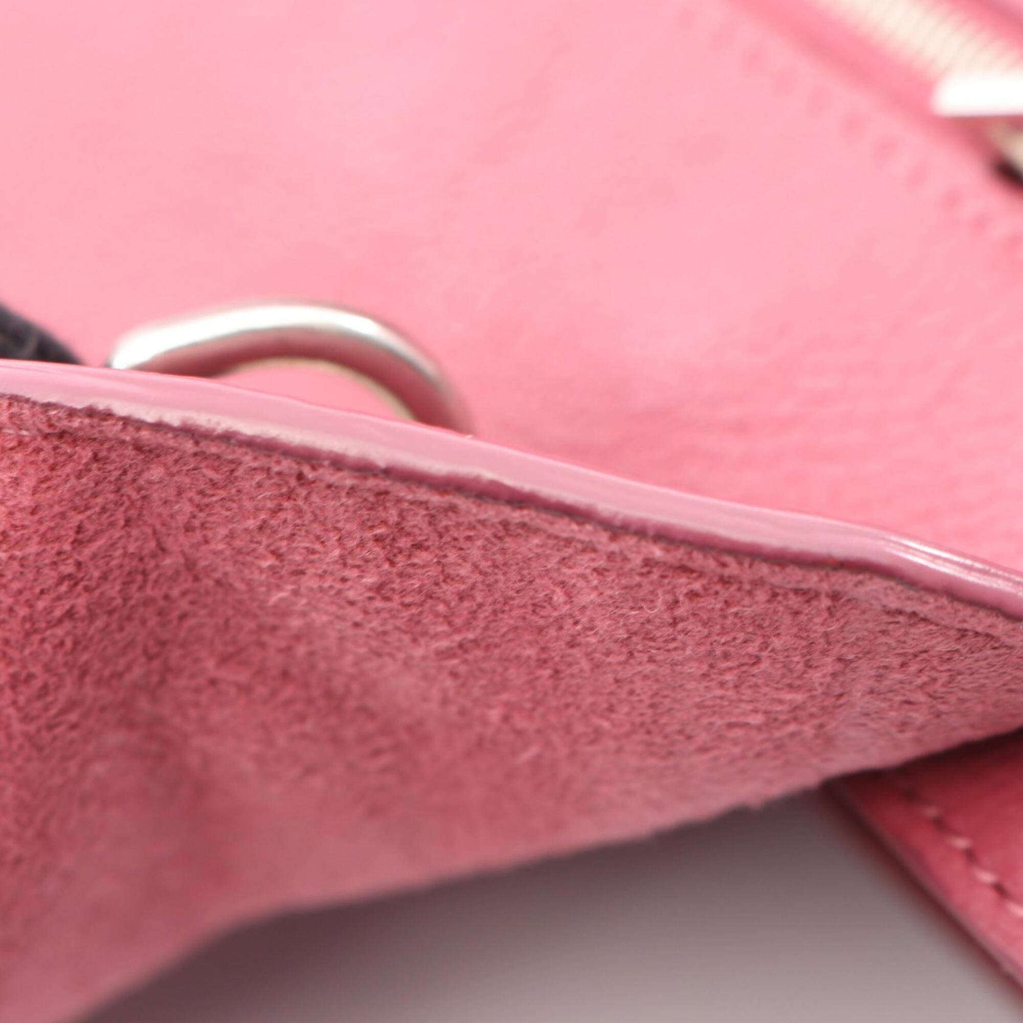 Louis Vuitton Gray Pink Leather Handbag (Pre-Owned)