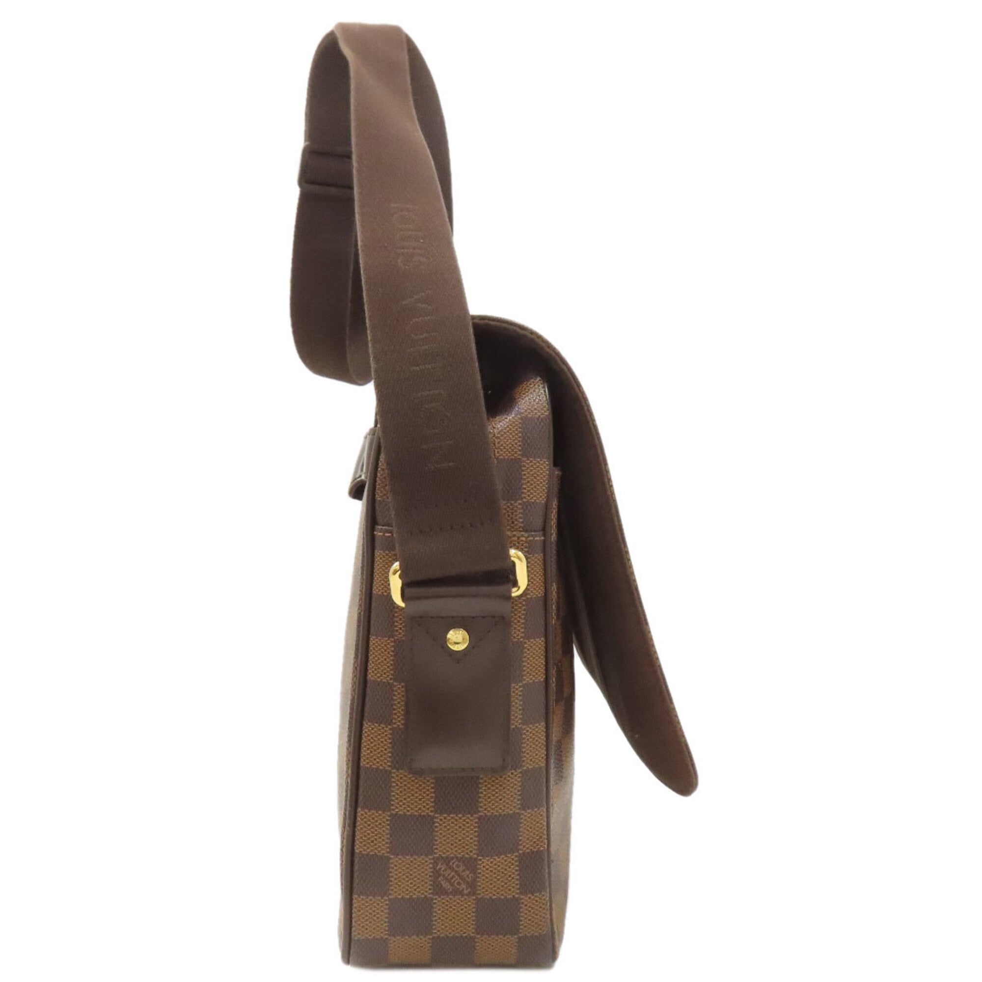 Louis Vuitton Damier Canvas Ebene Damier Canvas Shoulder Bag (Pre-Owned)