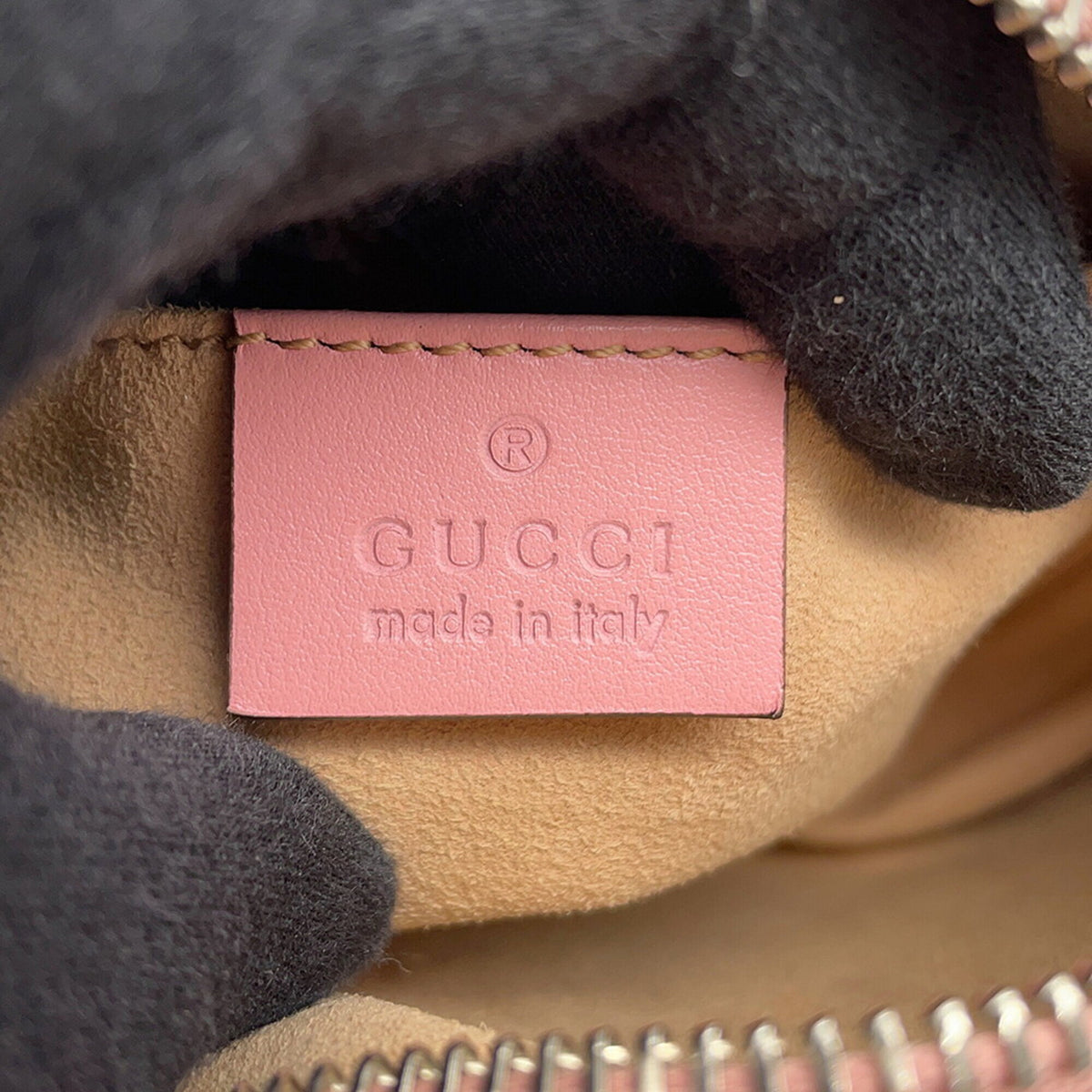 Gucci Gg Marmont Pink Leather Shoulder Bag (Pre-Owned)