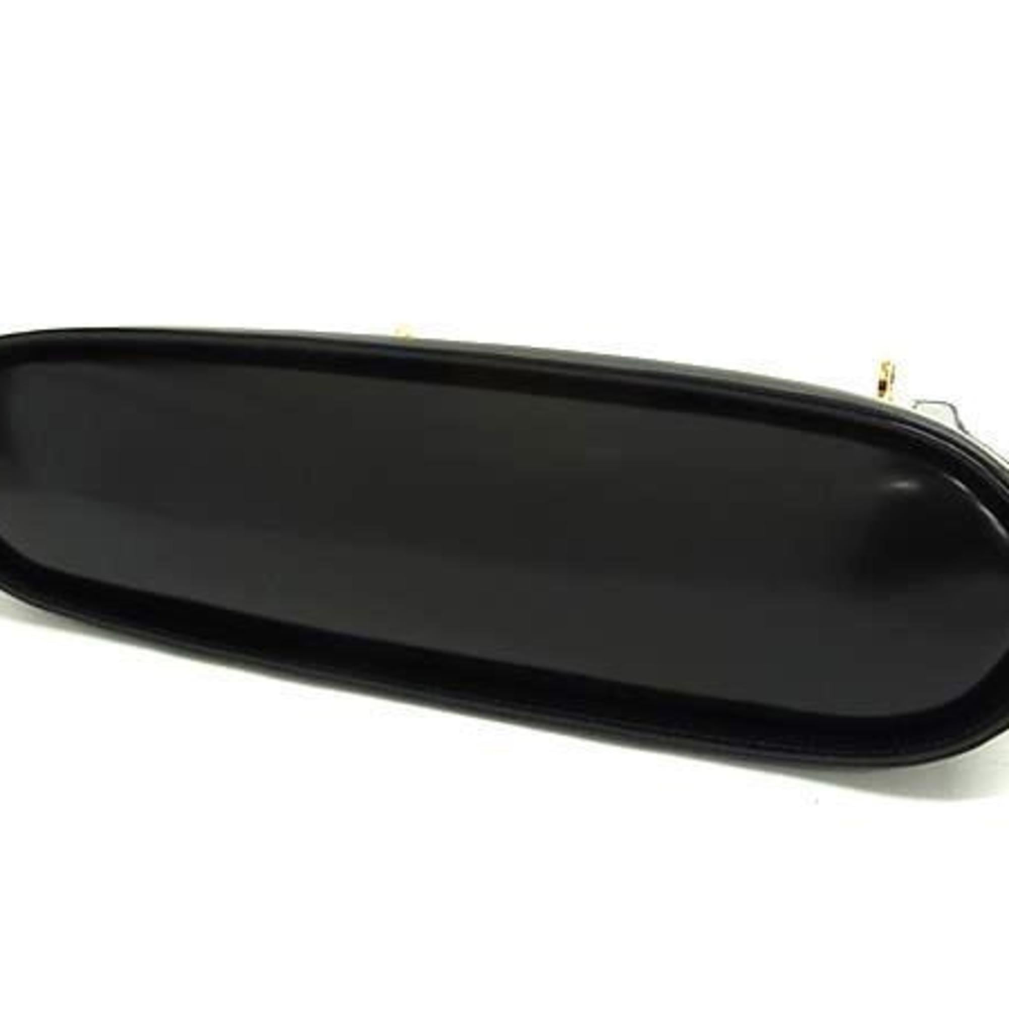 Salvatore Ferragamo Gancini Black Patent Leather Handbag Shoulder Bag (Pre-Owned)
