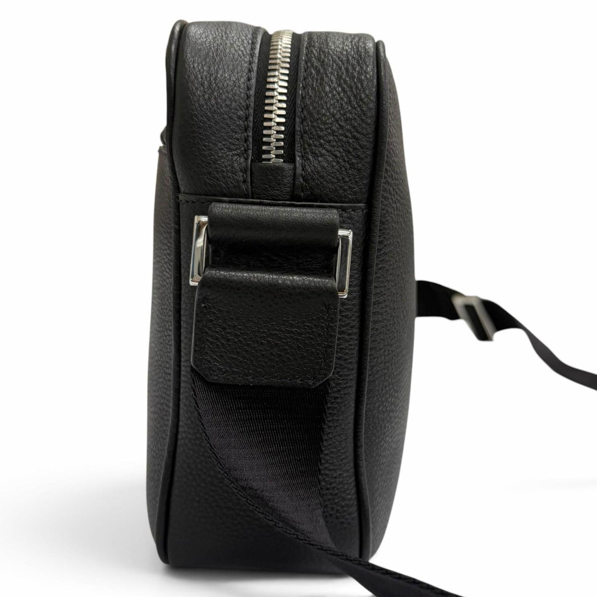 Prada Black Leather Crossbody Bag Shoulder Bag (Pre-Owned)