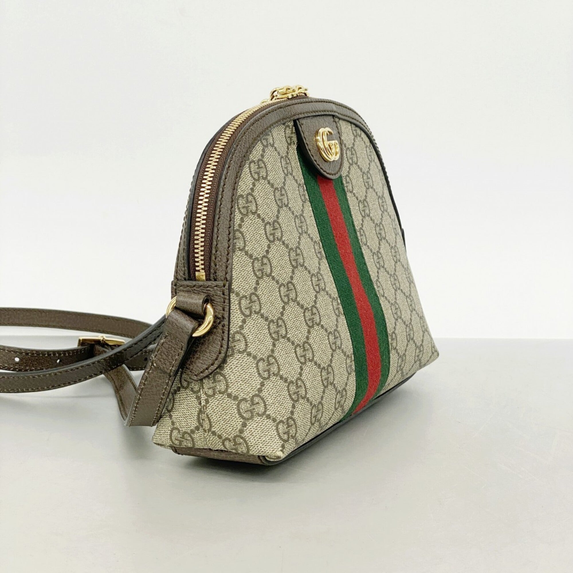 Gucci Brown Pvc Shoulder Bag (Pre-Owned)