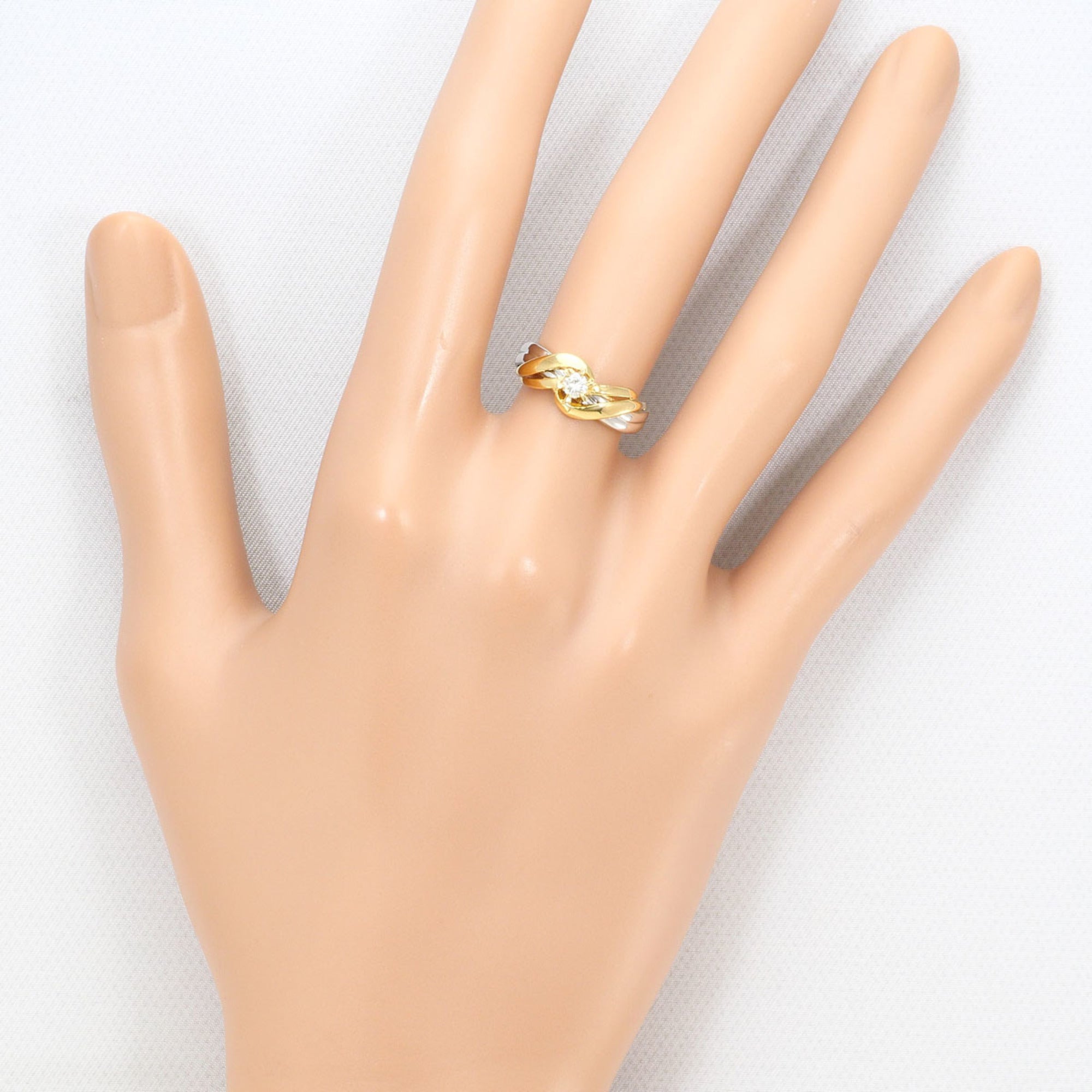 Unbranded Platinum Yellow Gold Yellow Gold (18K) Platinum 900 Band Ring (Pre-Owned)
