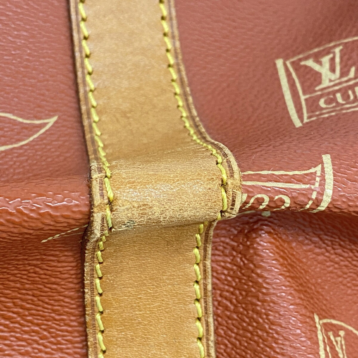 Louis Vuitton Red Color Boston Bag (Pre-Owned)