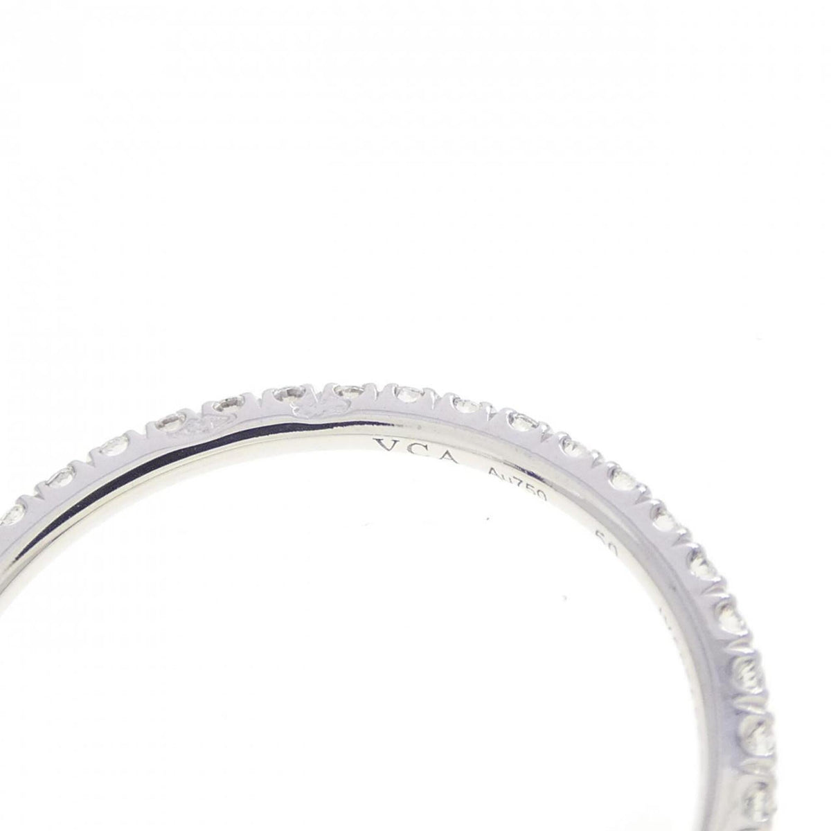 Van Cleef & Arpels White Gold (18K) Band Ring (Pre-Owned)