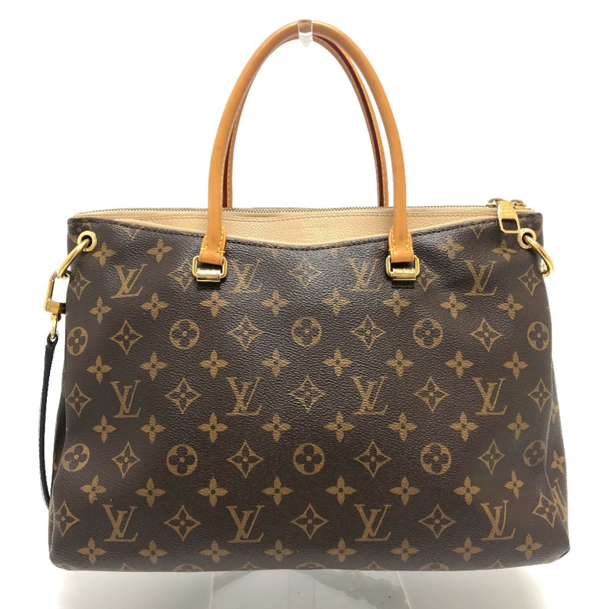 Louis Vuitton Monogram Beige Dune Monogram Boston Bag Shoulder Bag (Pre-Owned)