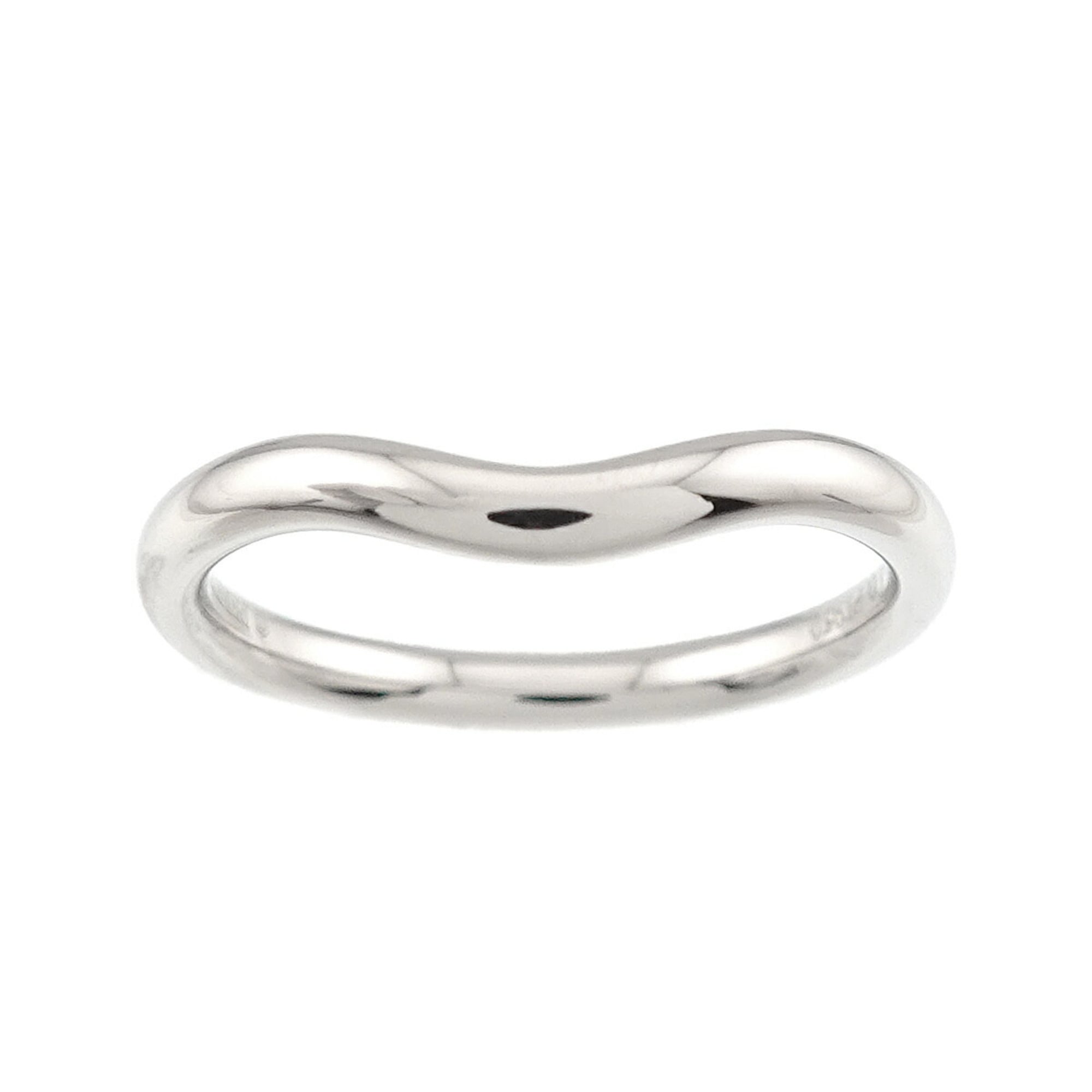 Tiffany Platinum Platinum 950 Band Ring (Pre-Owned)