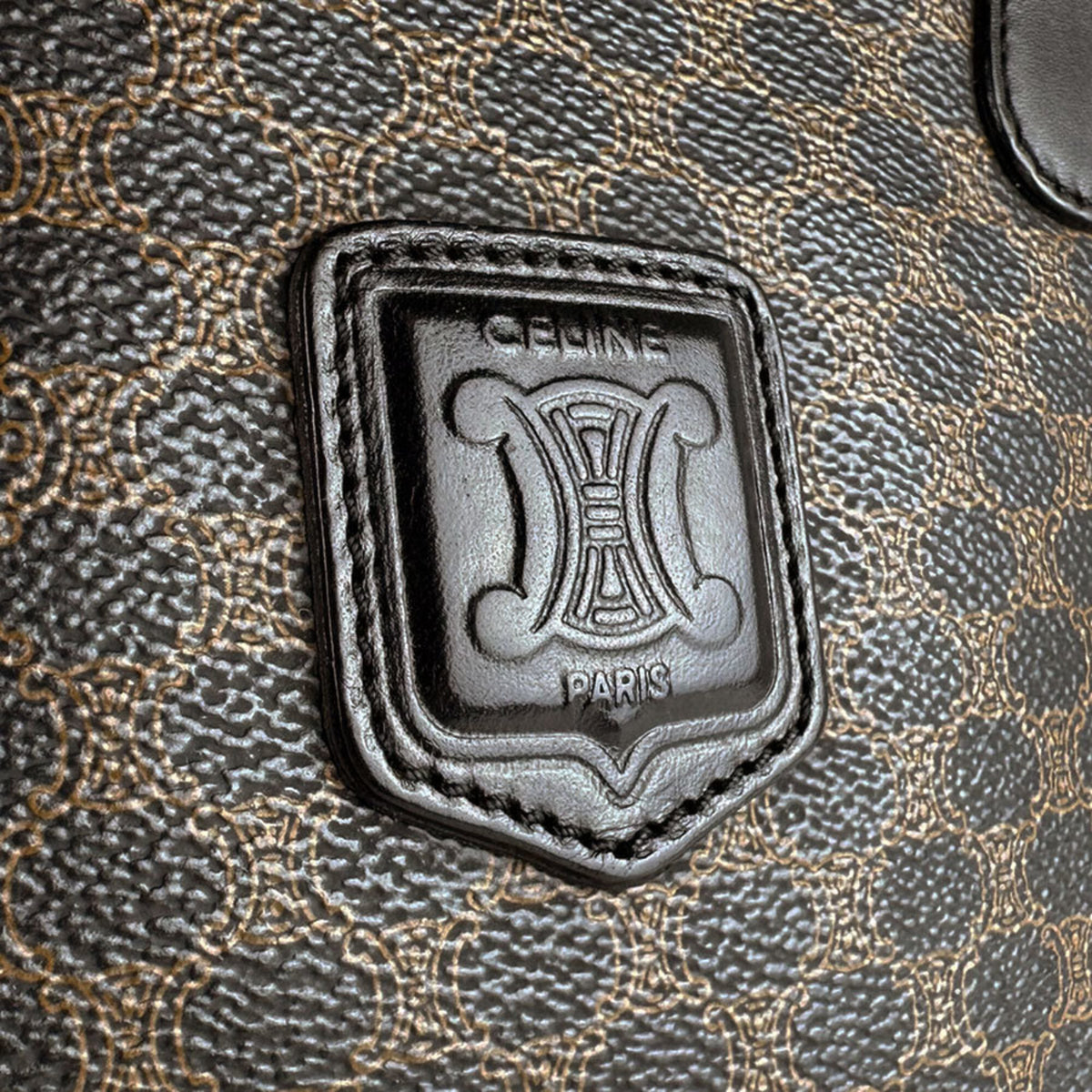 Celine Black Coated Canvas Handbag (Pre-Owned)