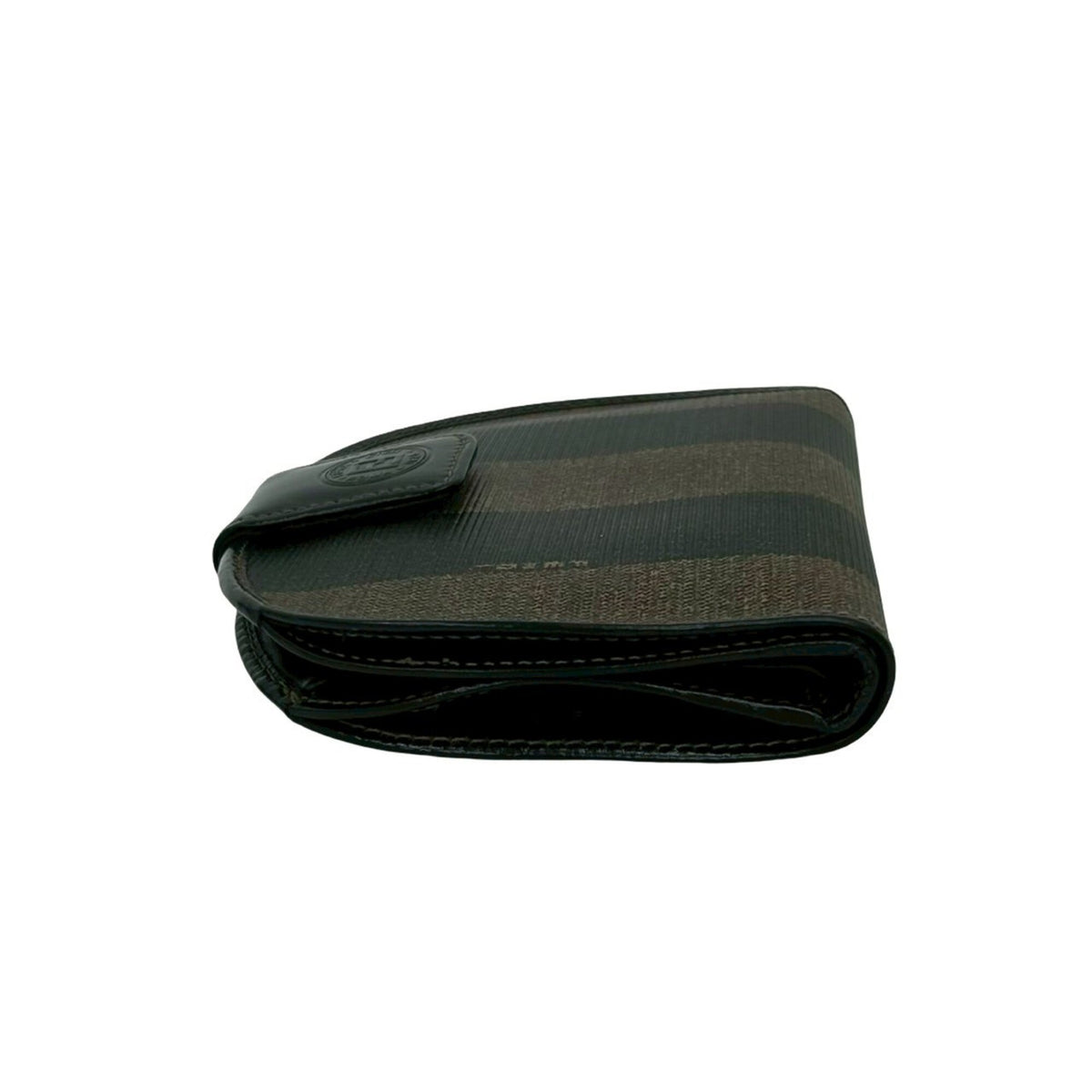 Fendi Black Brown Leather Wallet (Bi-Fold) (Pre-Owned)