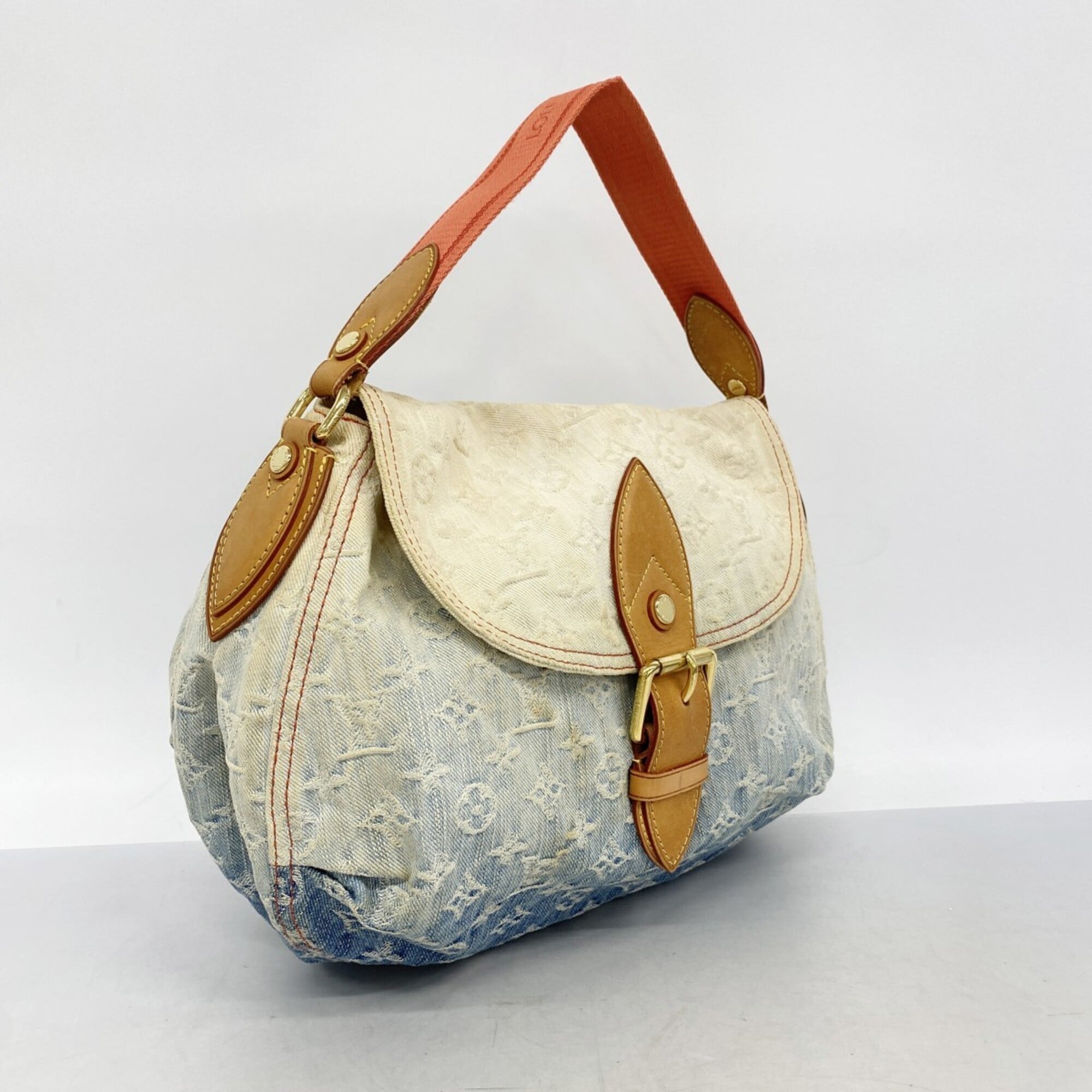 Louis Vuitton Blue Shoulder Bag (Pre-Owned)
