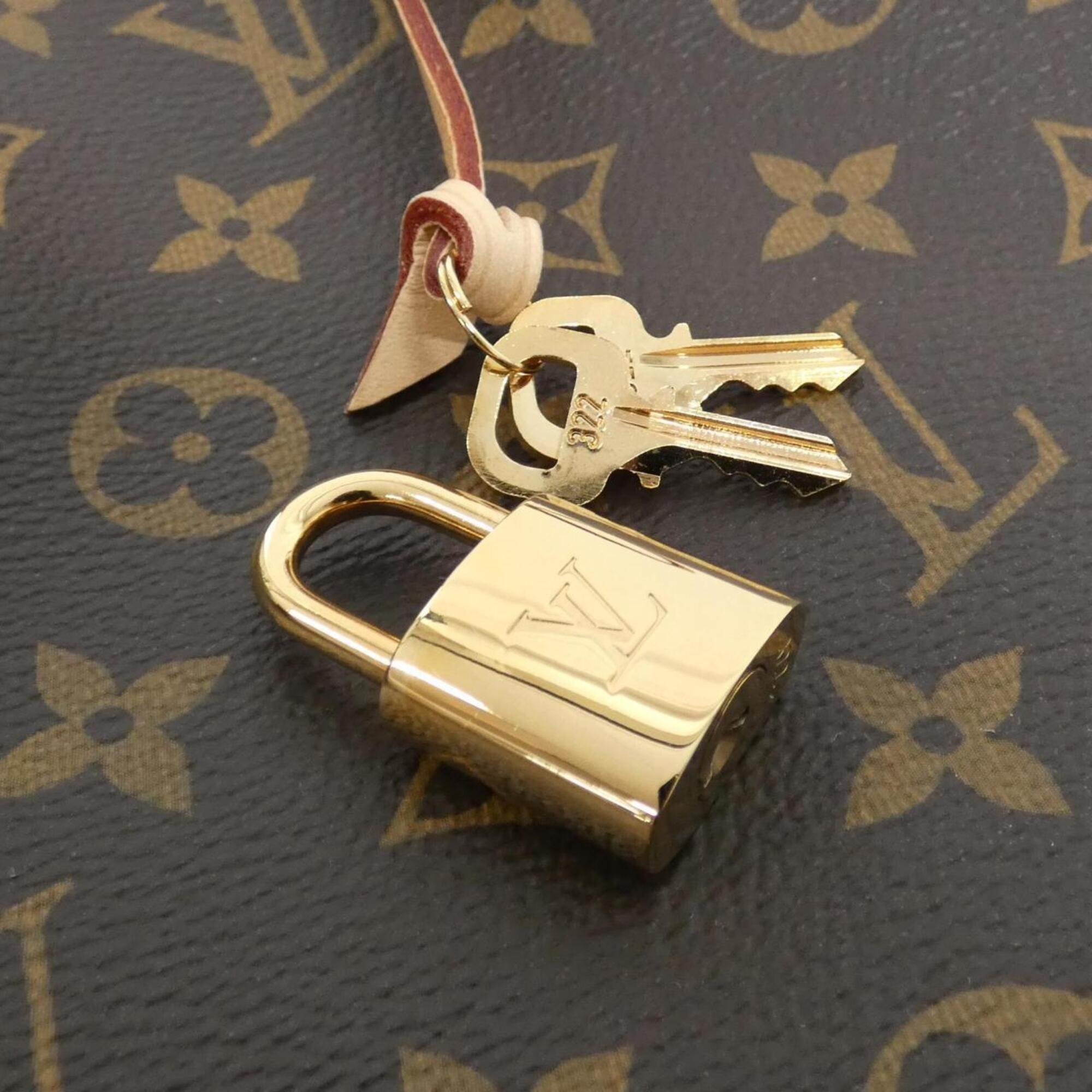 Louis Vuitton Marron Coated Canvas Handbag (Pre-Owned)