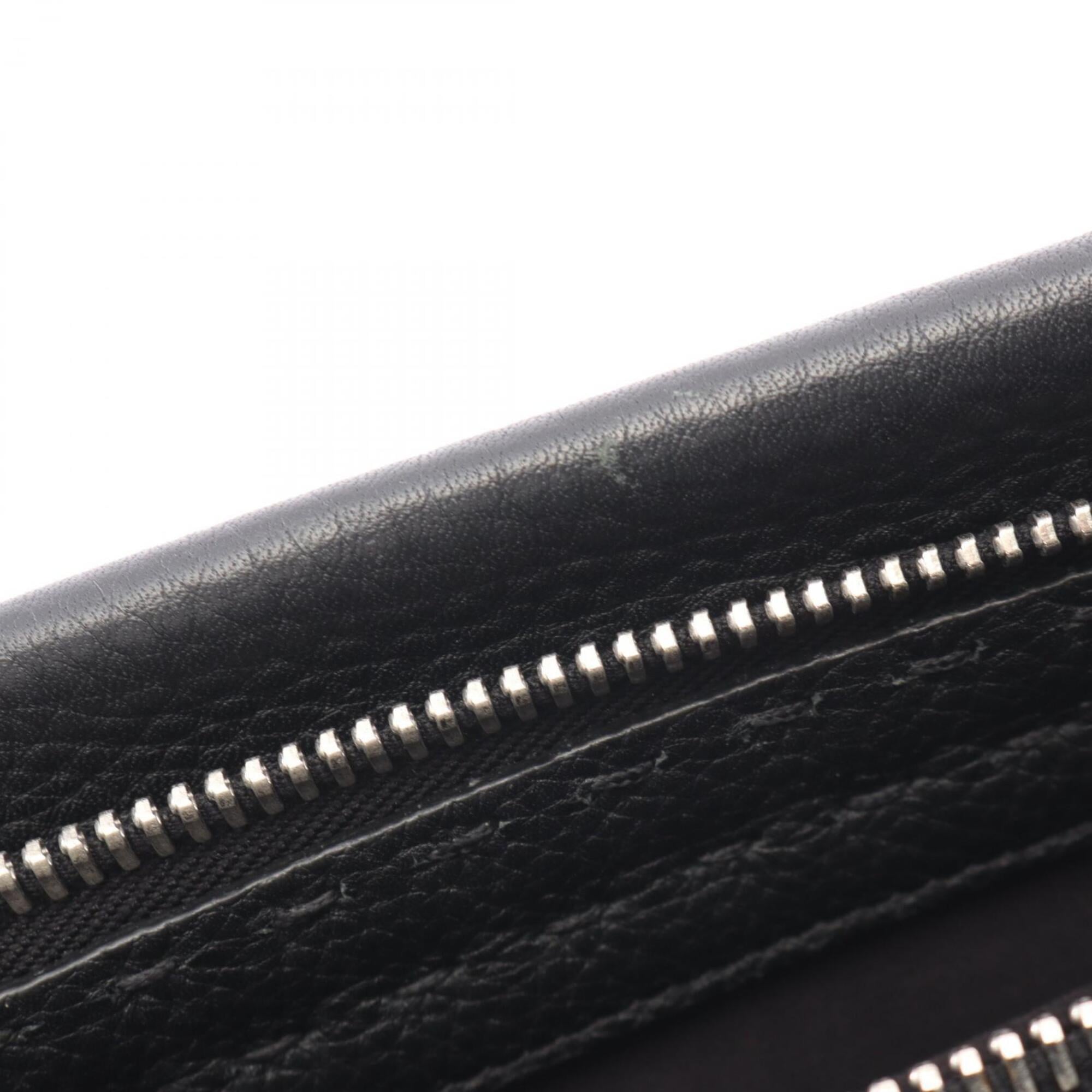 Fendi Peekaboo Black Leather Briefcase (Pre-Owned)
