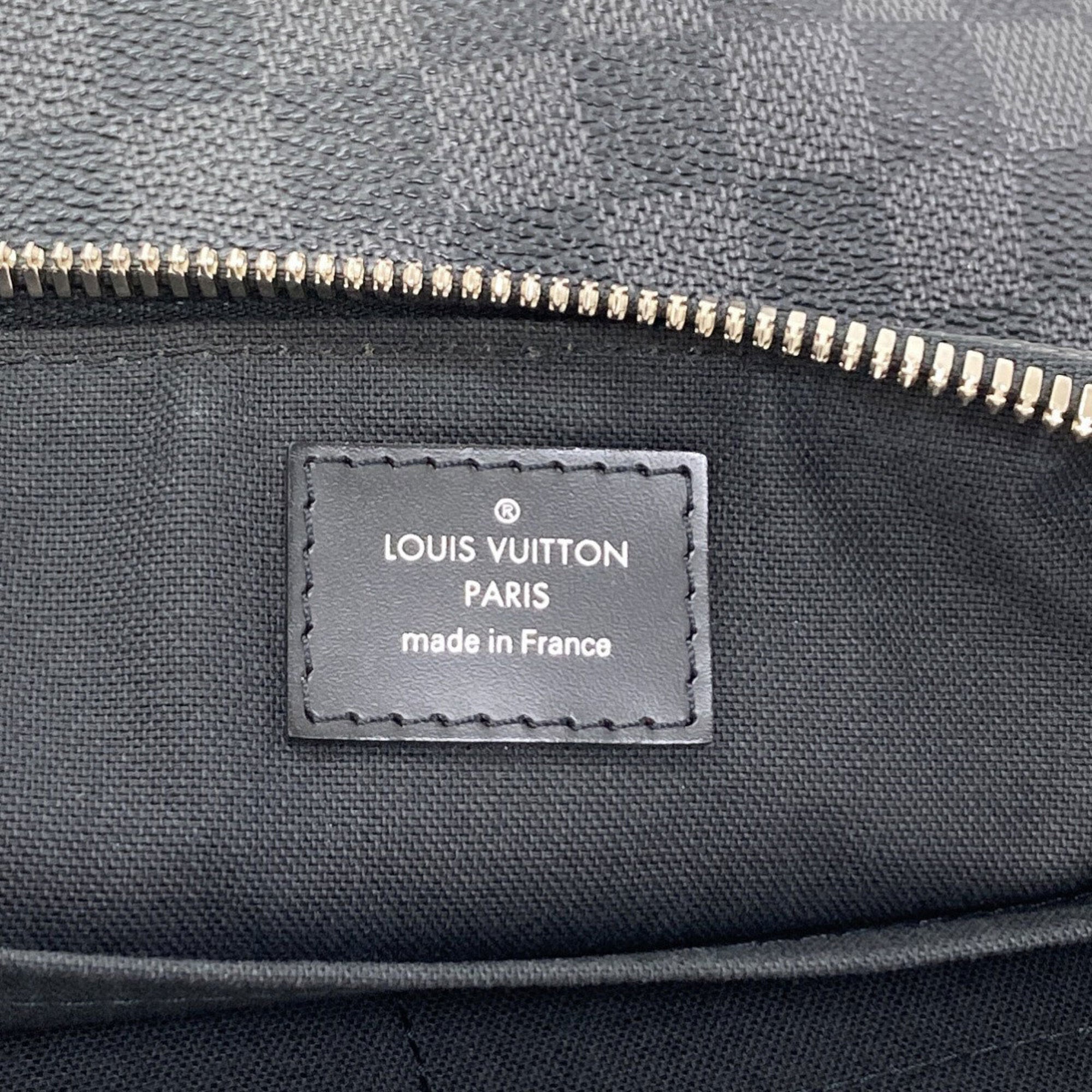 Louis Vuitton Damier Graphite Damier Graphite Damier Canvas Shoulder Bag (Pre-Owned)