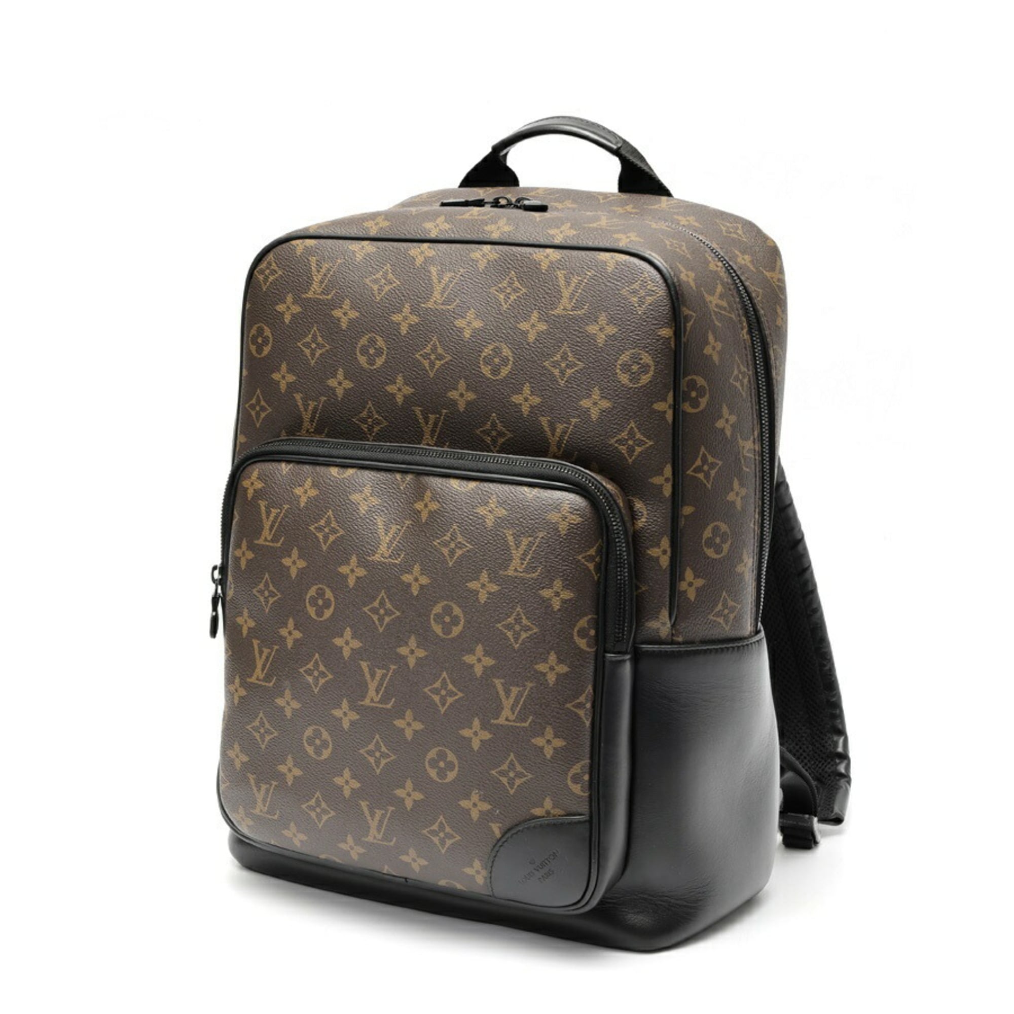 Louis Vuitton Monogram Macassar Black Monogram Macassar Backpack (Pre-Owned)