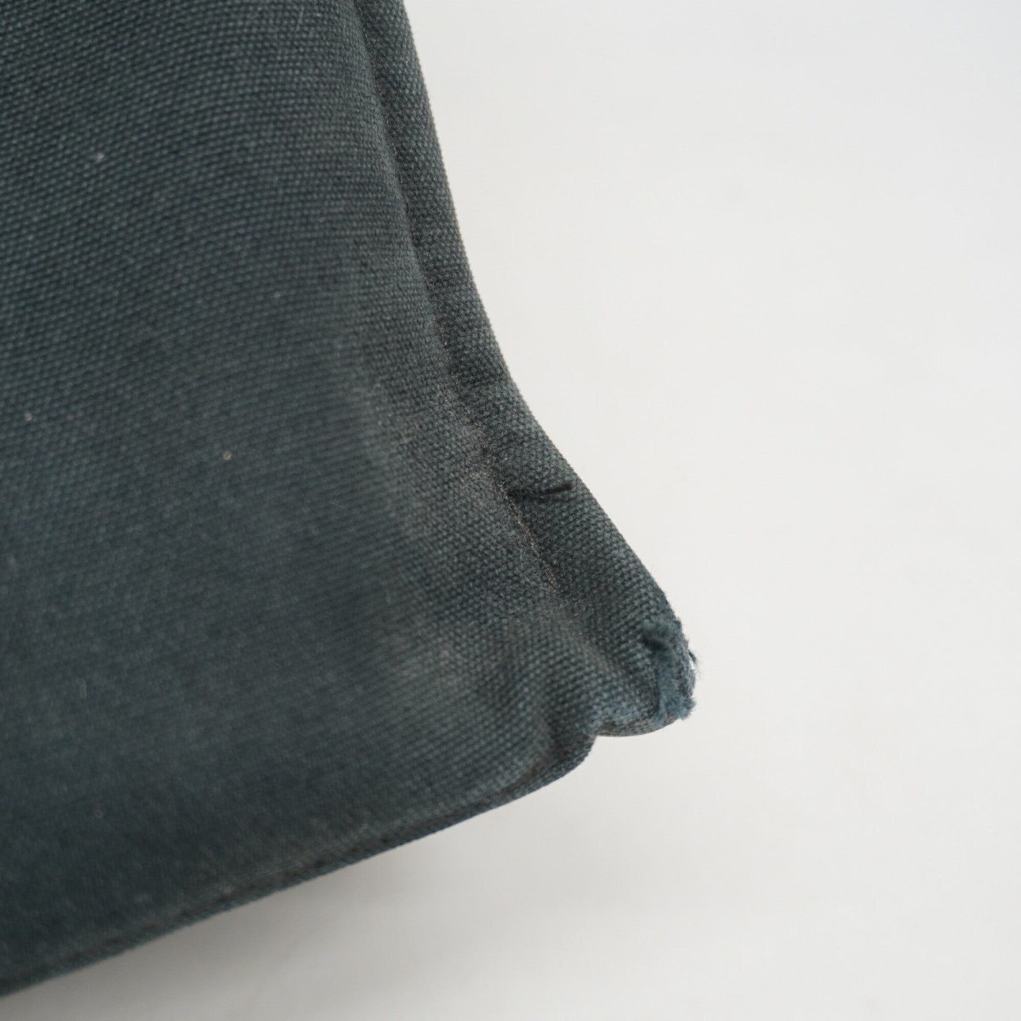 Hermes Black Canvas Tote Bag (Pre-Owned)