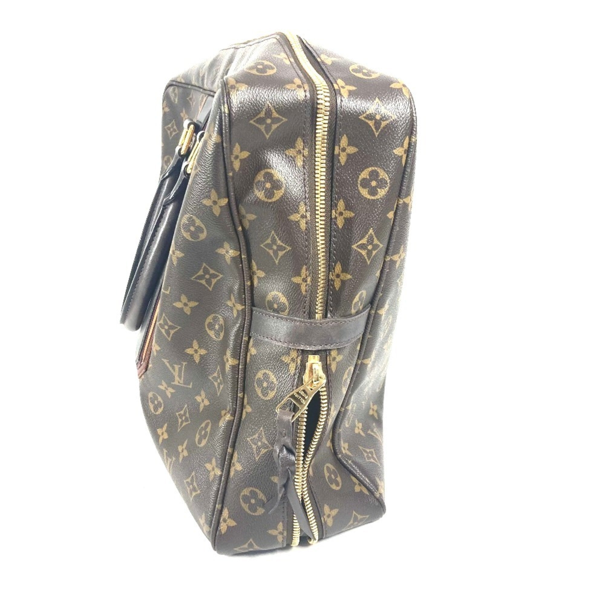Louis Vuitton Monogram Brown Monogram Leather Briefcase (Pre-Owned)