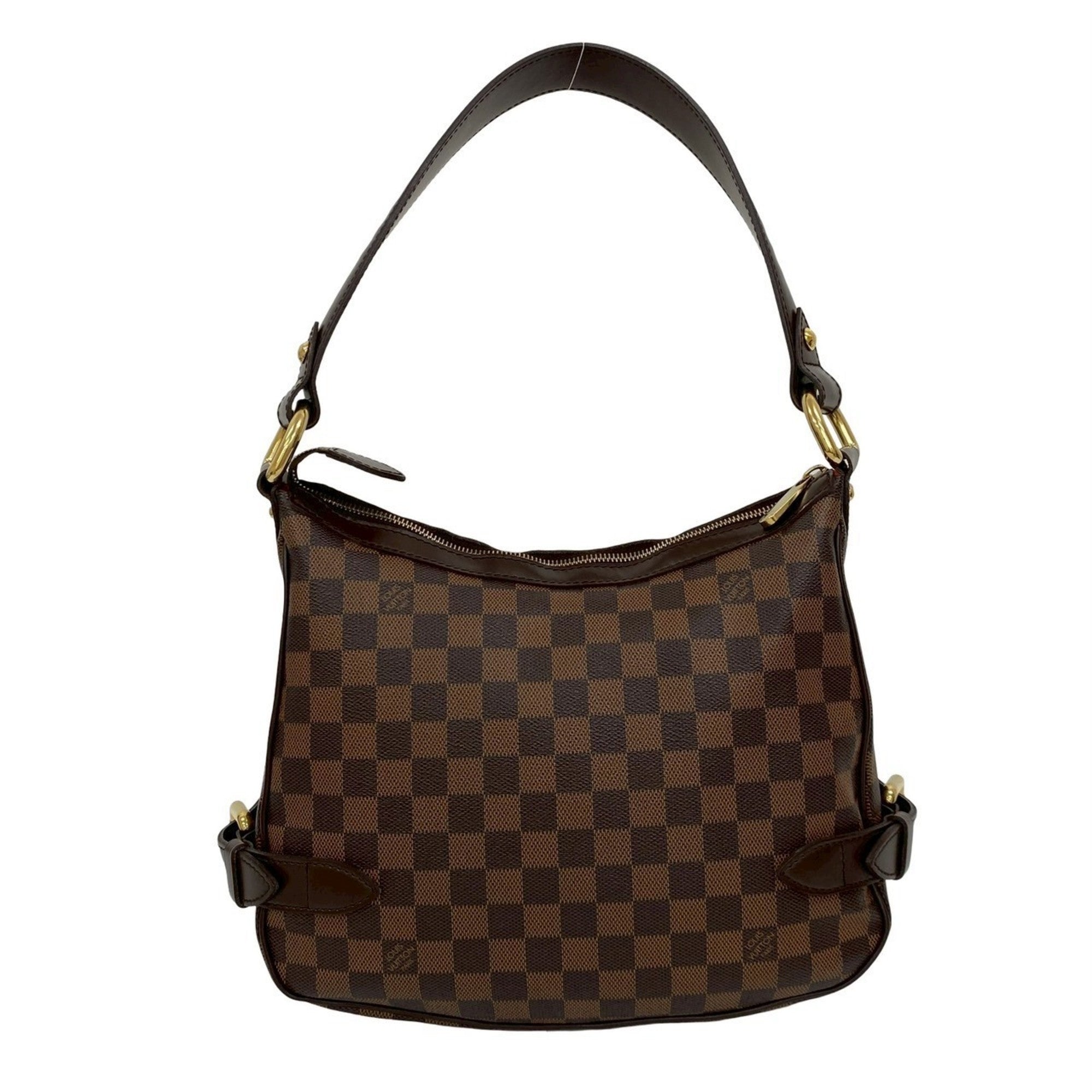 Louis Vuitton Brown Leather Pvc Shoulder Bag Tote Bag (Pre-Owned)