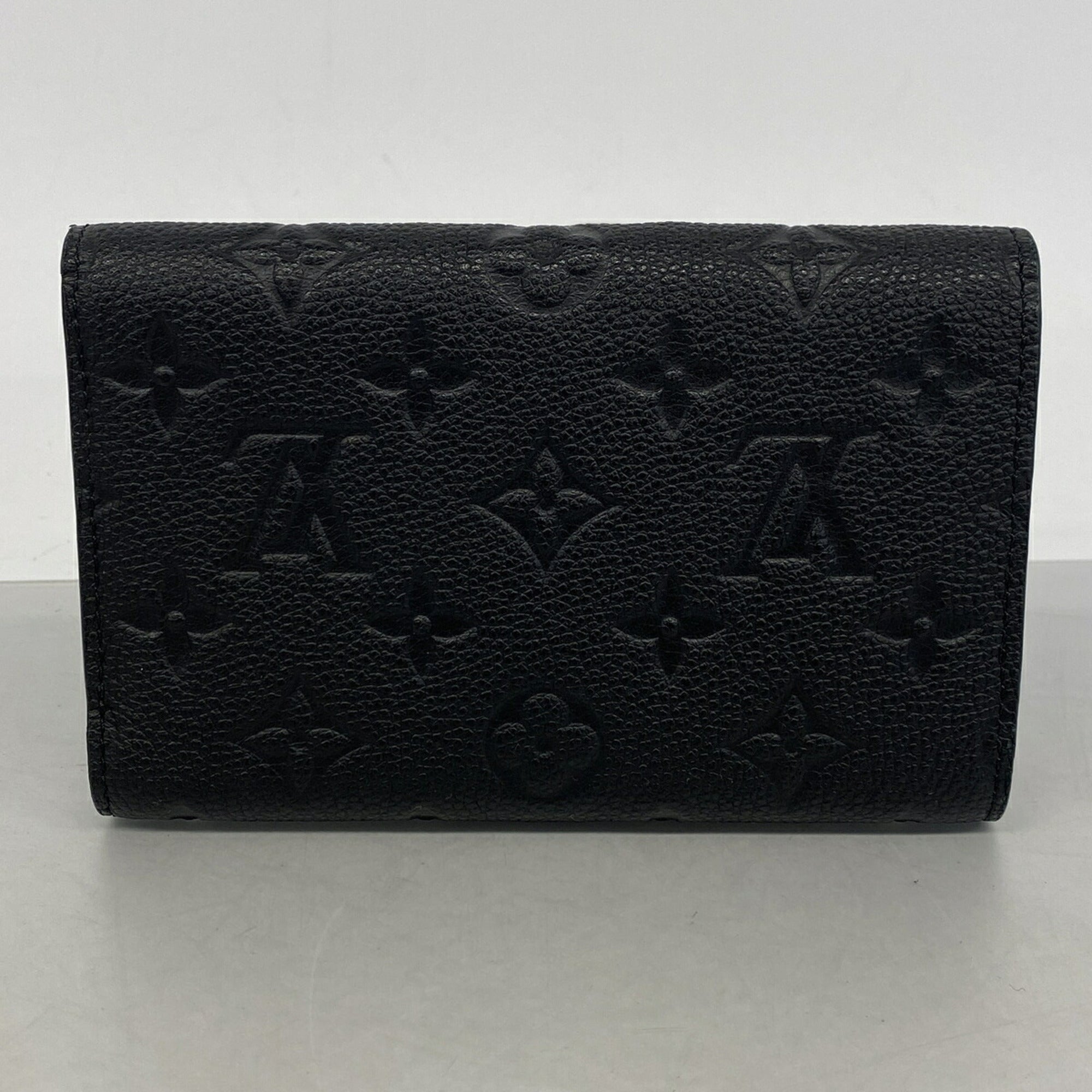 Louis Vuitton Noir Wallet (Tri-Fold) (Pre-Owned)