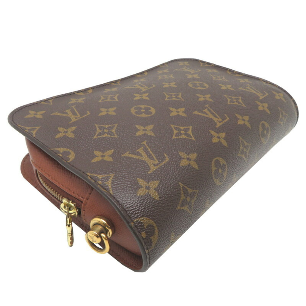 Louis Vuitton Brown Monogram Monogram Clutch Bag (Pre-Owned)