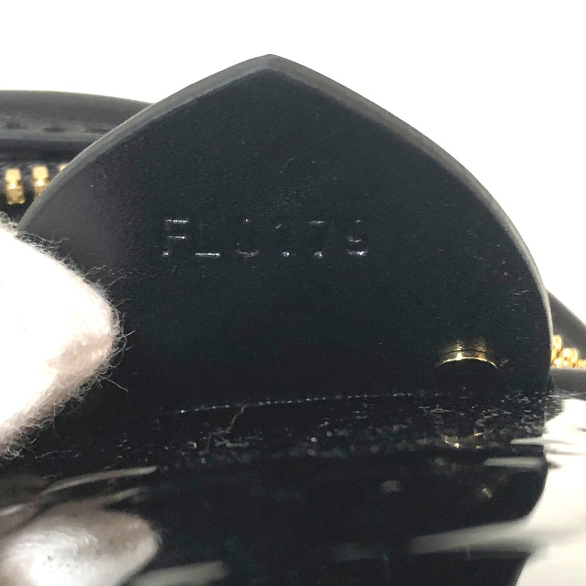 Louis Vuitton Black Noir Monogram Vernis Handbag Vanity Bag (Pre-Owned)