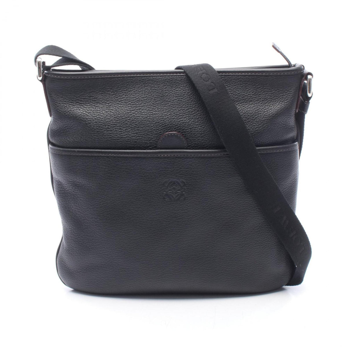 Loewe Black Leather Handbag Shoulder Bag (Pre-Owned)