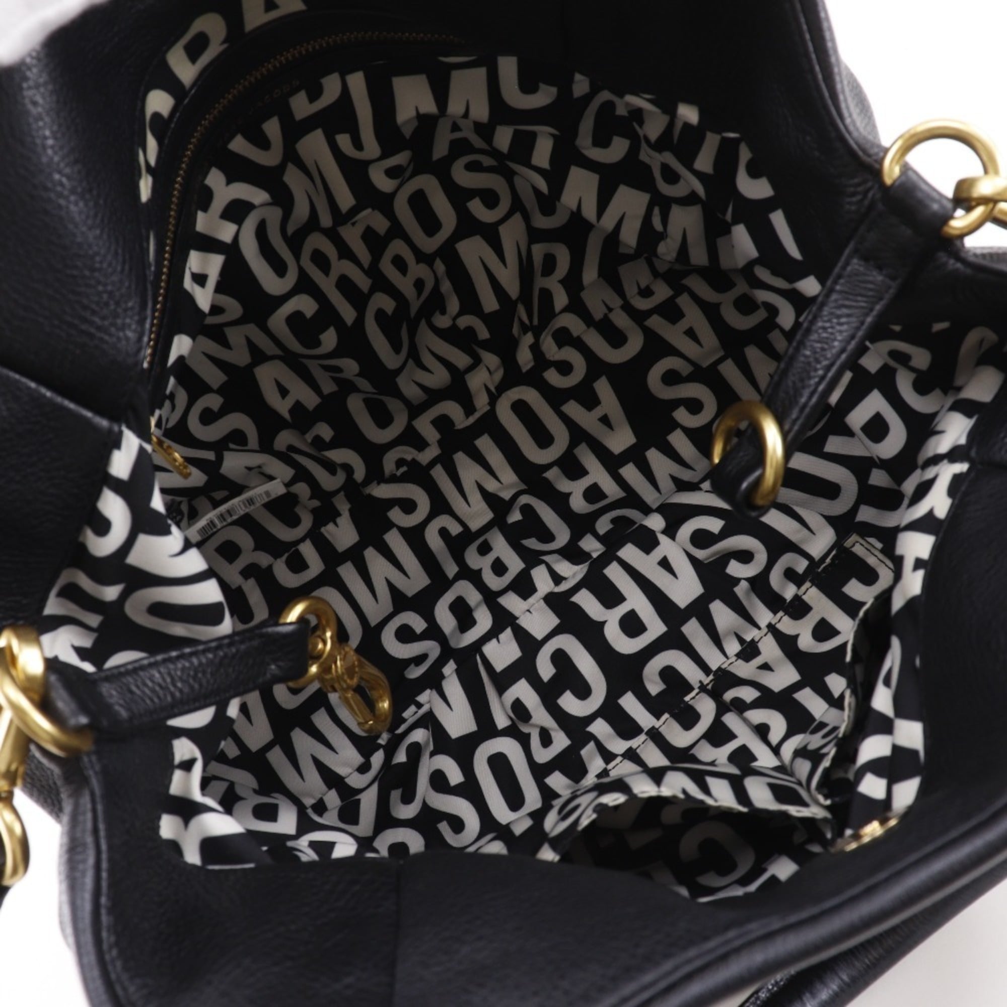 Marc By Marc Jacobs Black Leather Tote Bag (Pre-Owned)