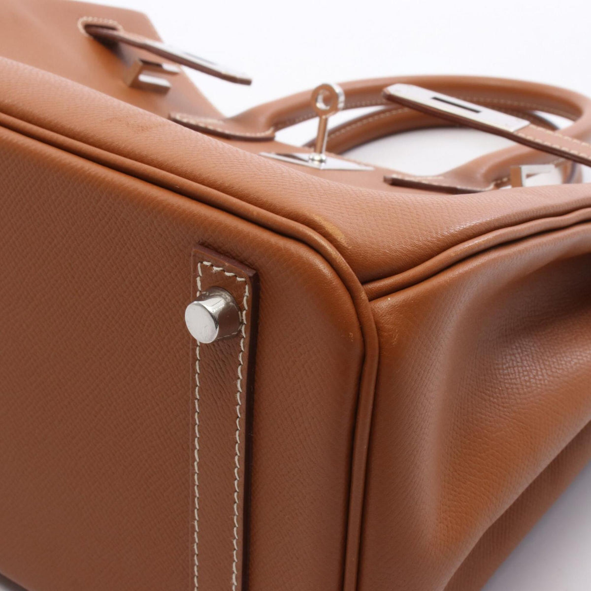 Hermes Brown Epsom Leather Handbag (Pre-Owned)