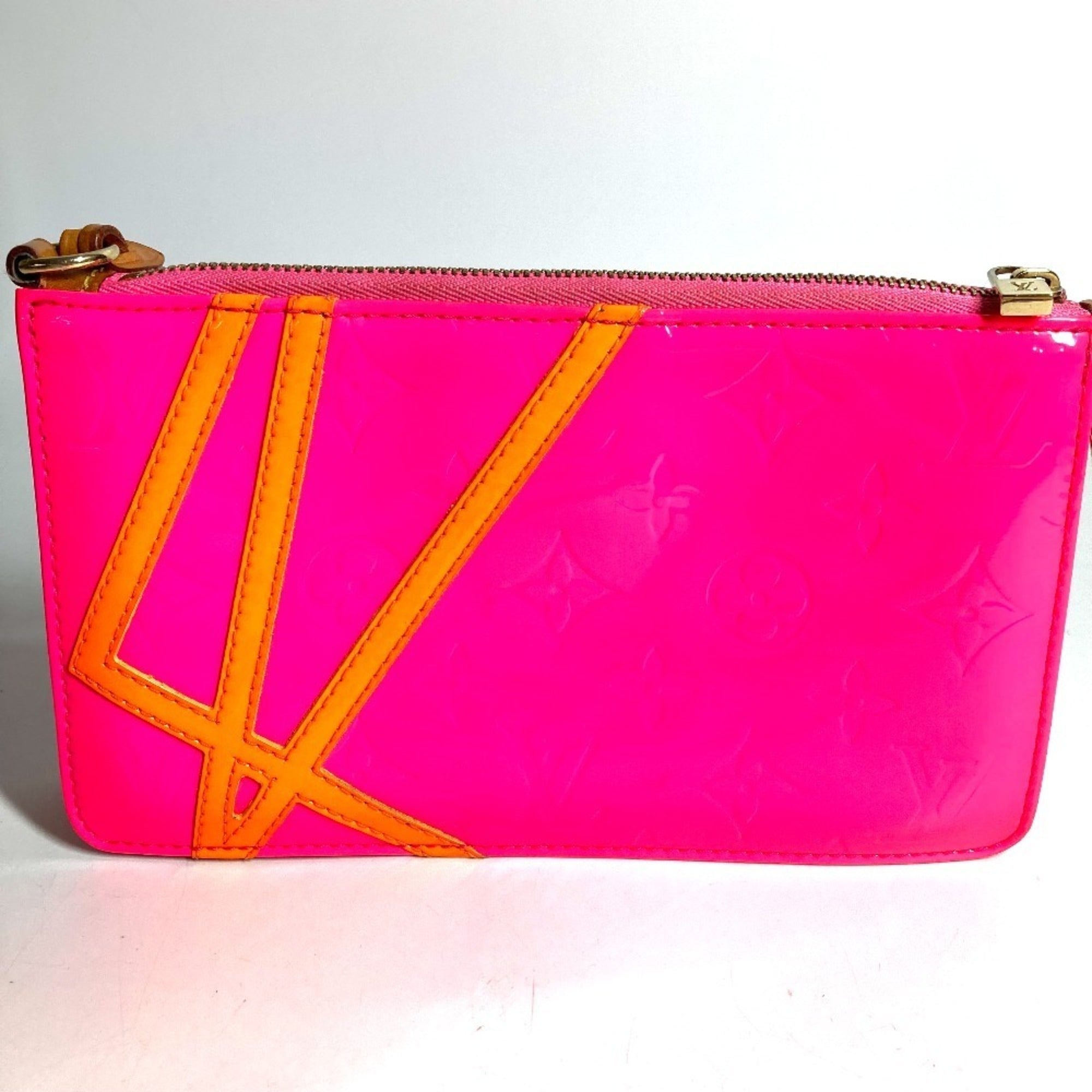 Louis Vuitton Pink Monogram Vernis Handbag Pouch Shoulder Bag (Pre-Owned)
