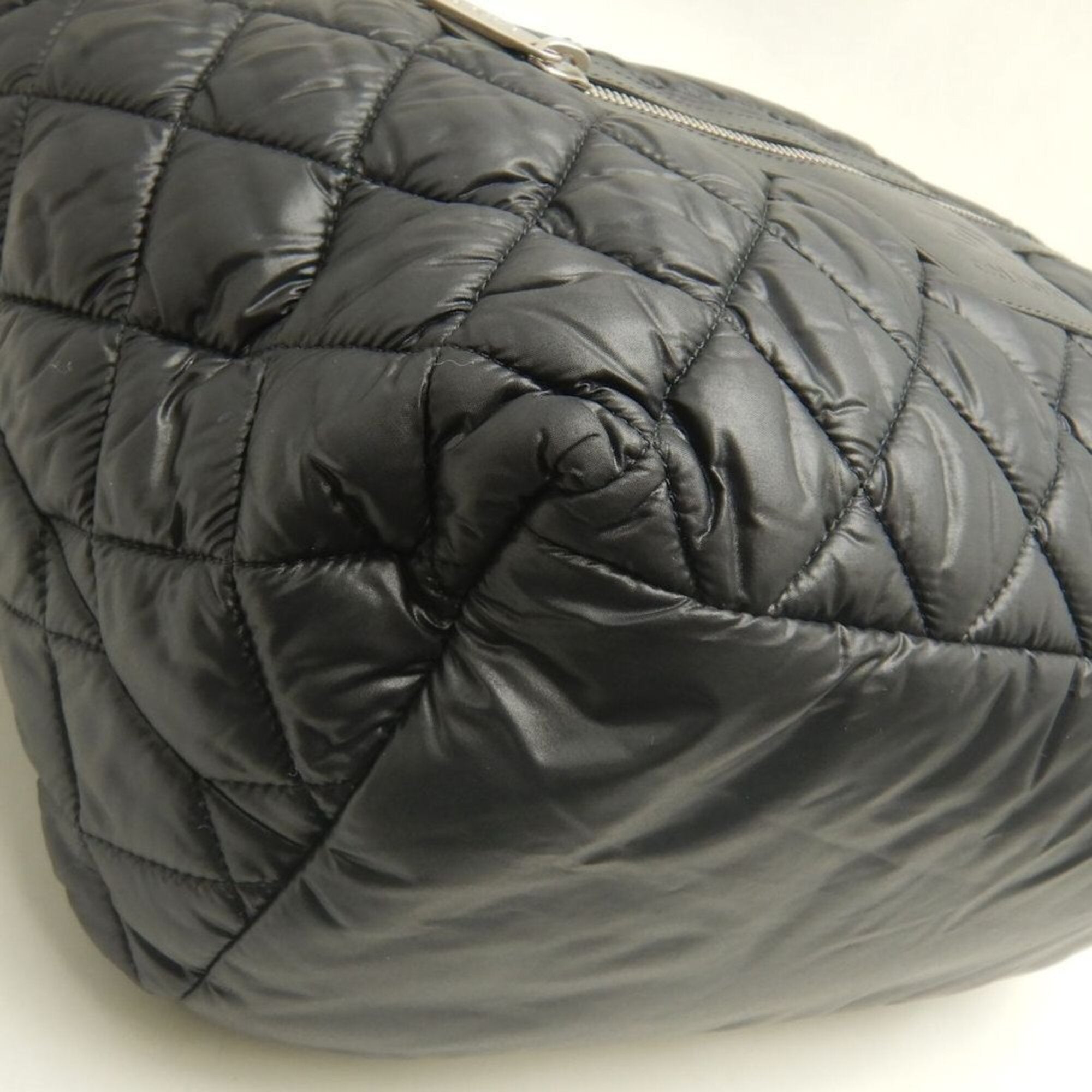 Chanel Coco Cocoon Black Nylon Tote Bag (Pre-Owned)
