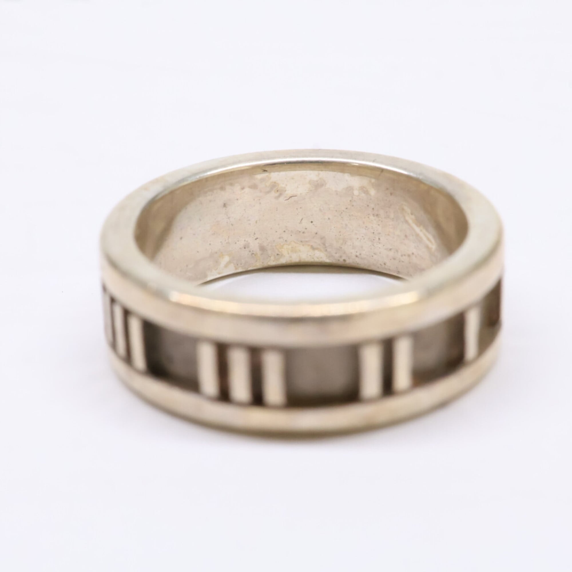 Tiffany Silver Silver 925 Band Ring (Pre-Owned)