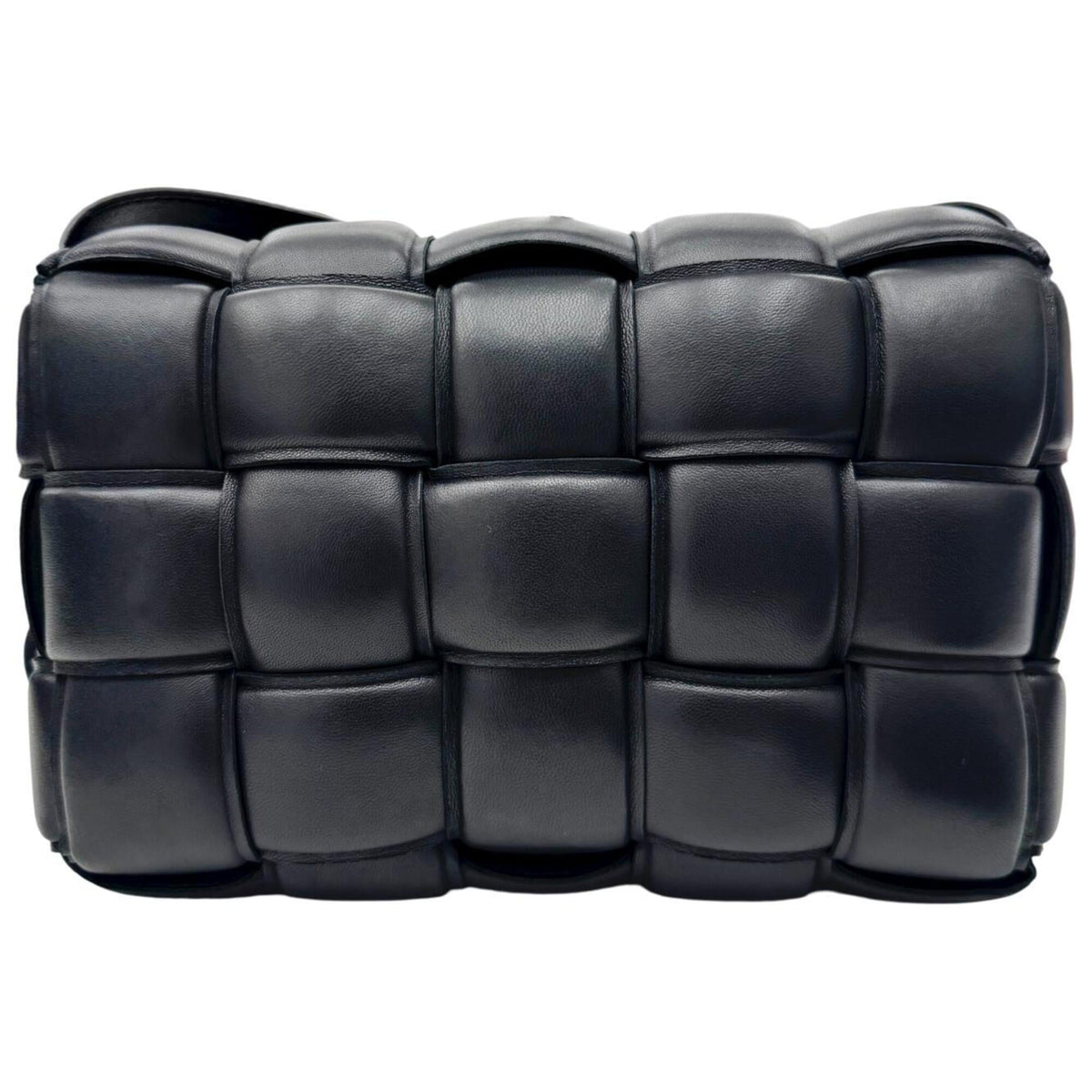 Bottega Veneta Black Leather Shoulder Bag (Pre-Owned)