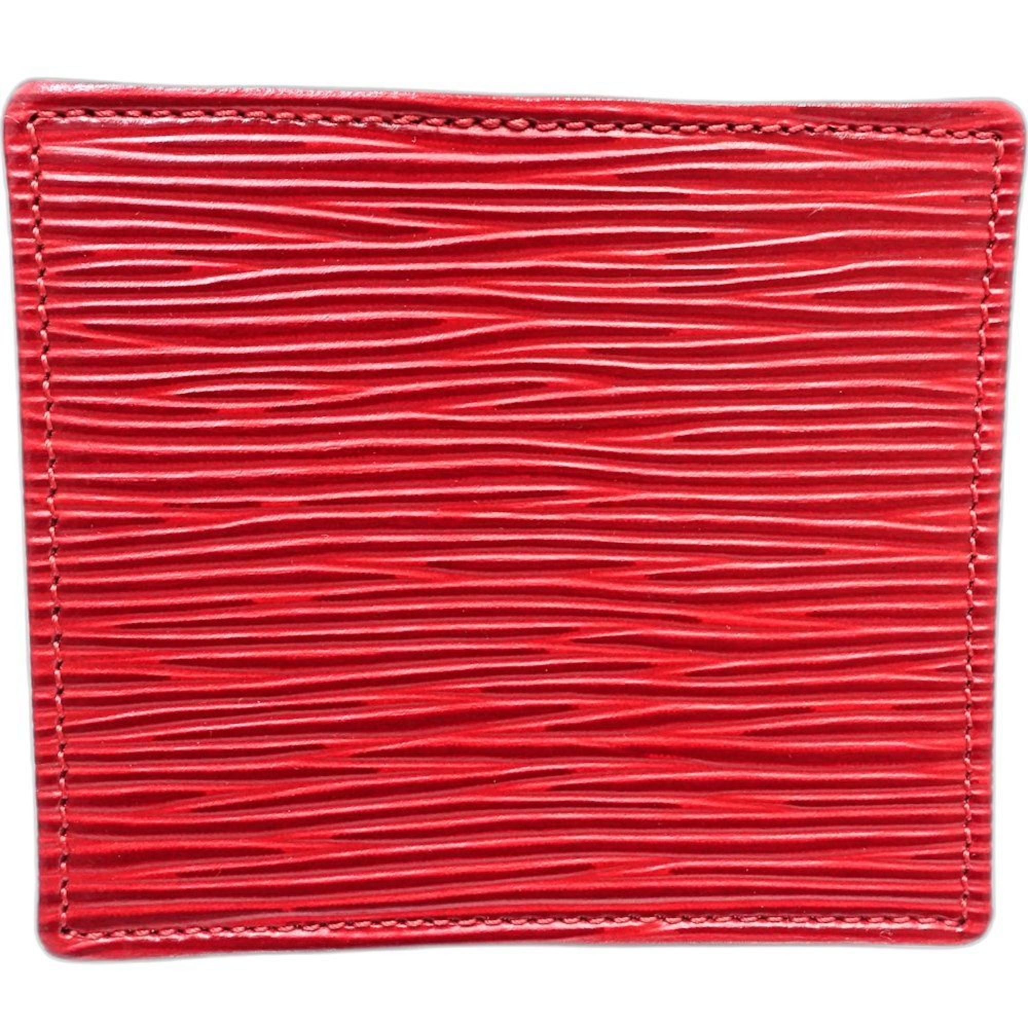 Louis Vuitton Castilian Red Epi Leather Coin Purse/Coin Case (Pre-Owned)