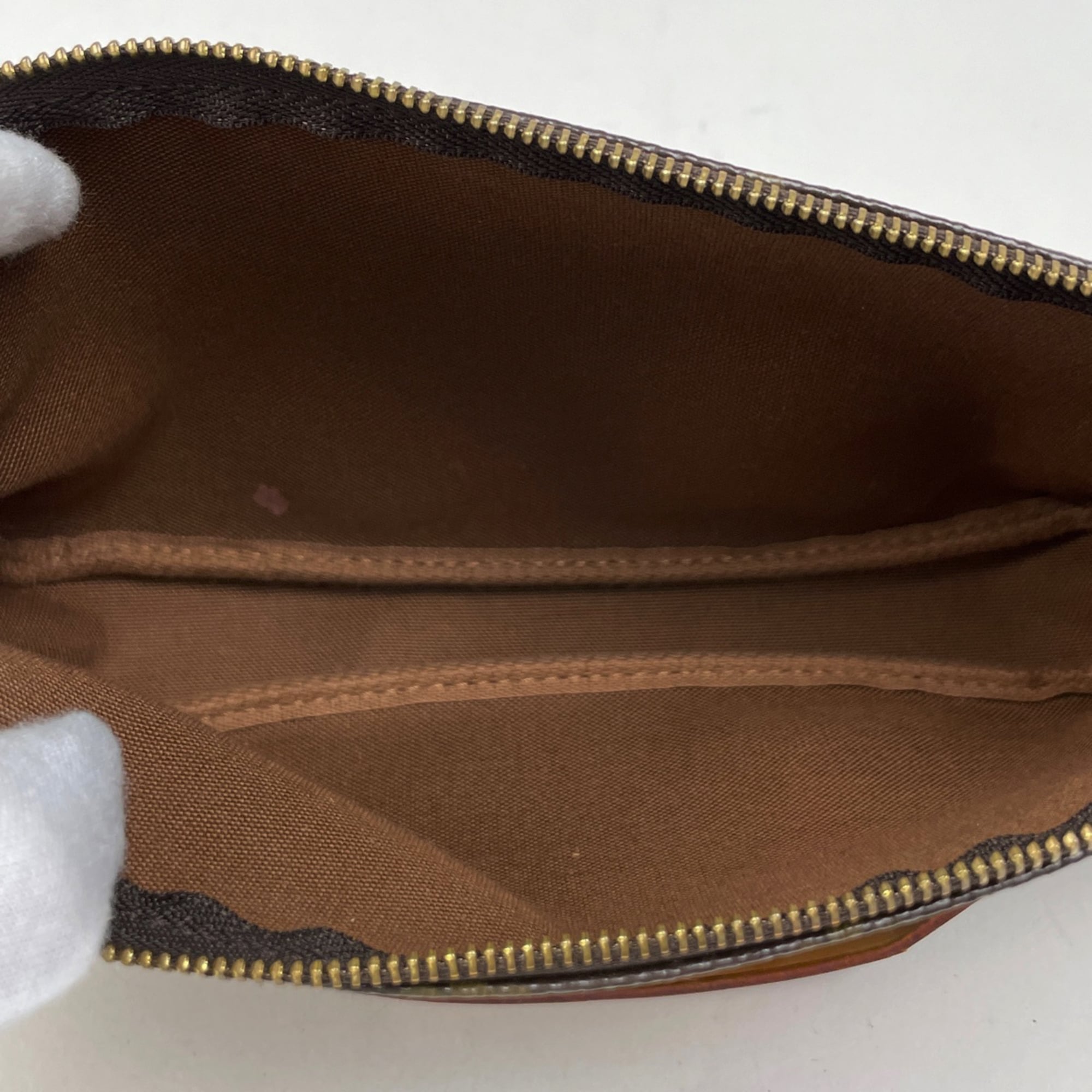 Louis Vuitton Monogram Brown Monogram Pochette Pouch (Pre-Owned)